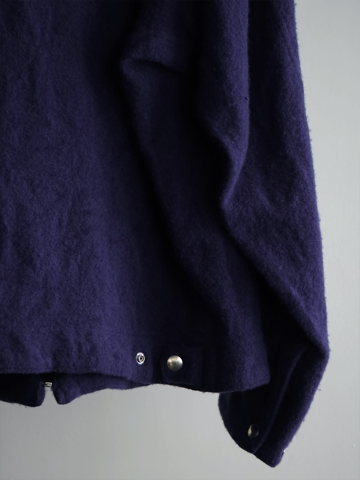 shrinked wool zip short jacket c9