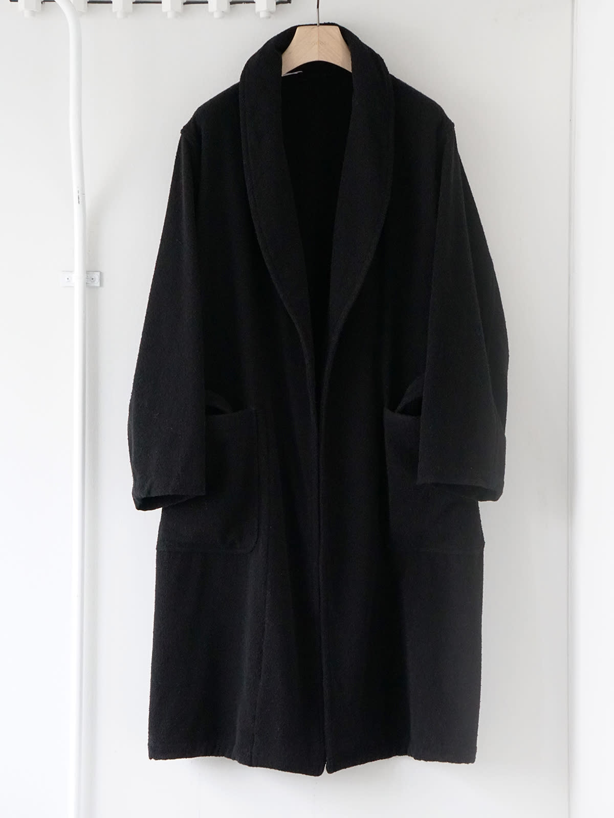 silk pile robe coat x1