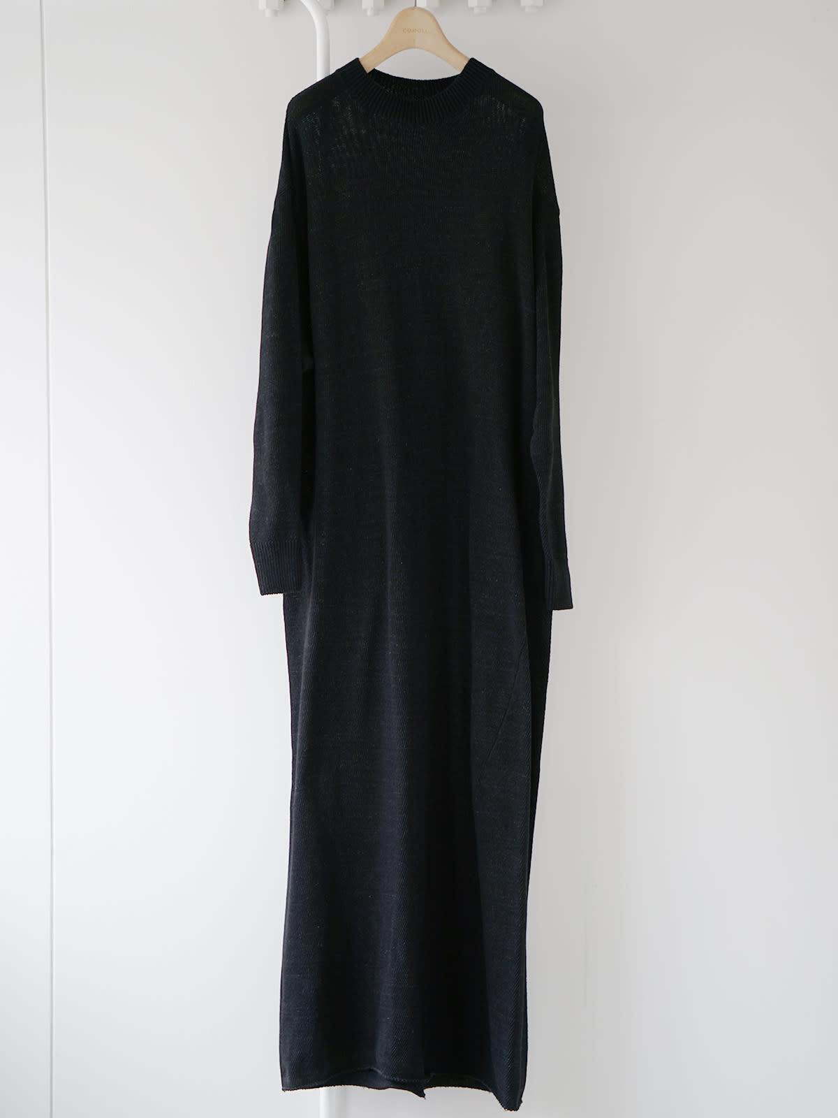 black knit dress Z1