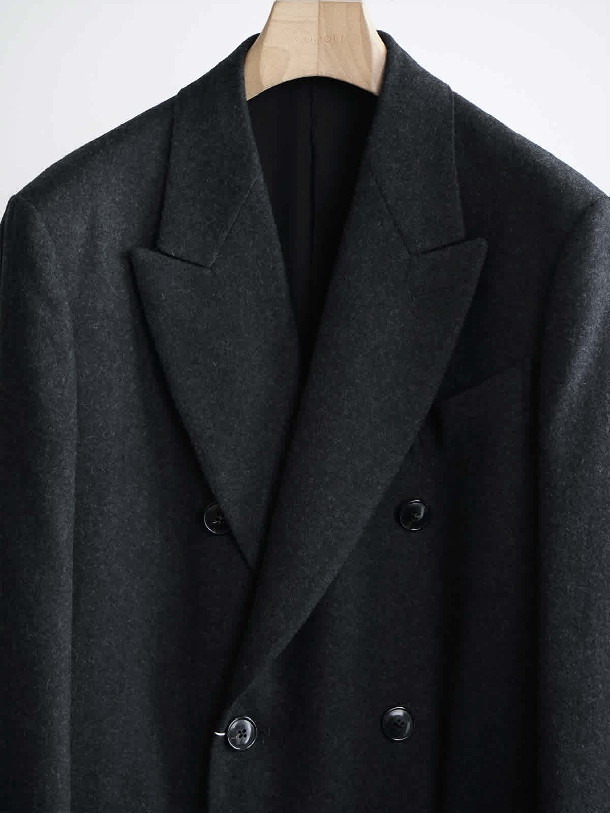 cashmere double chester coat c5