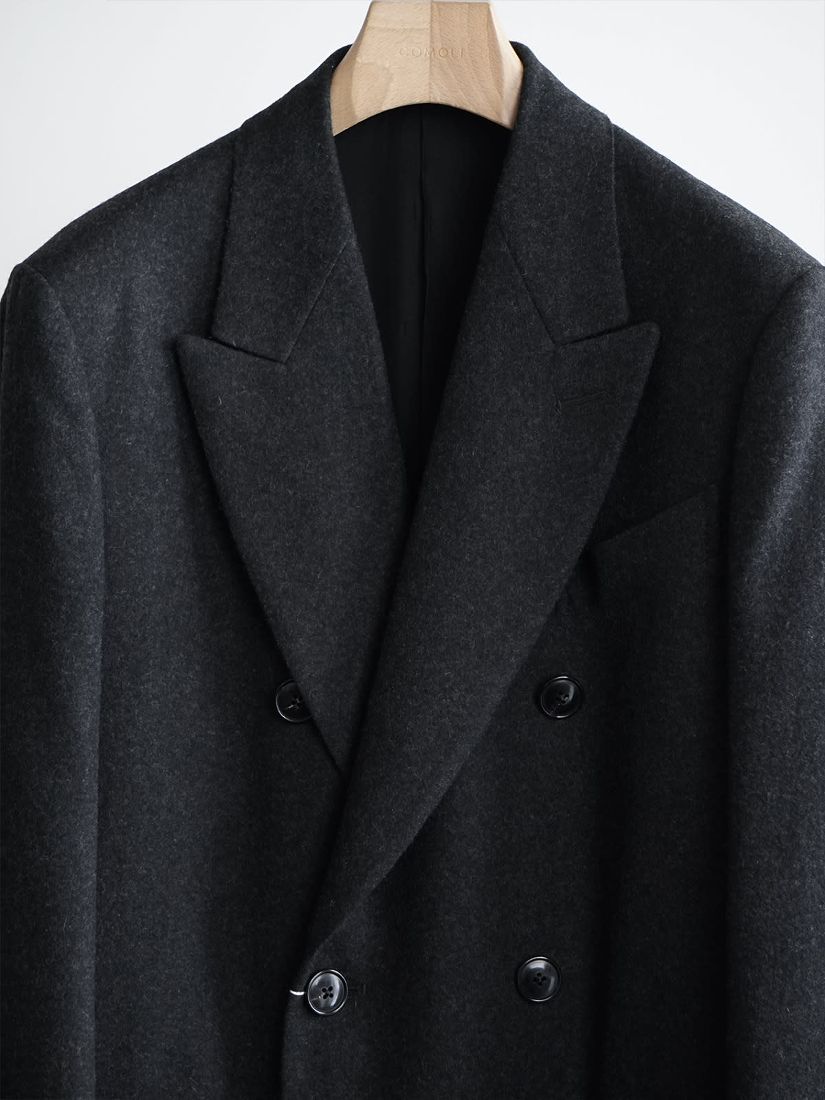 cashmere double chester coat c5