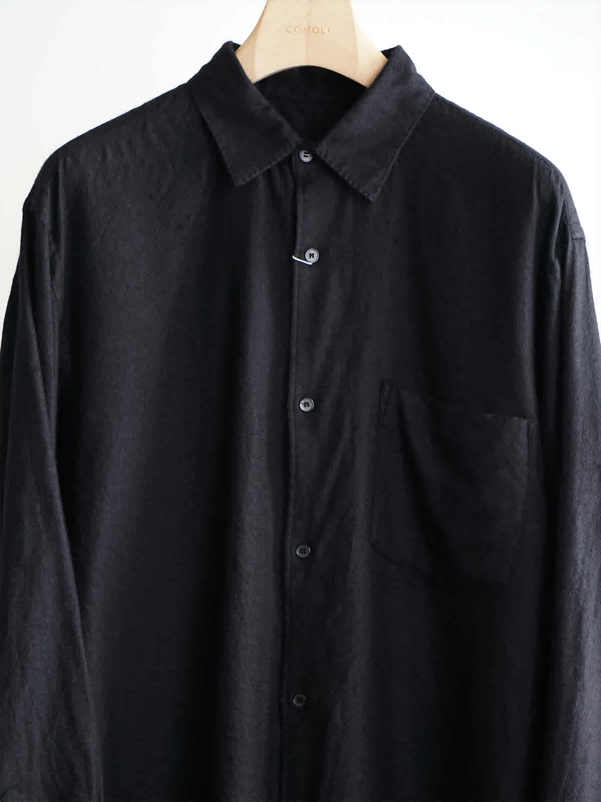 cashmere silk garment dyed shirt c4