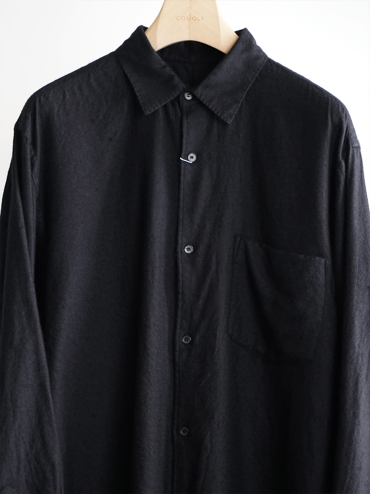 cashmere silk garment dyed shirt c4