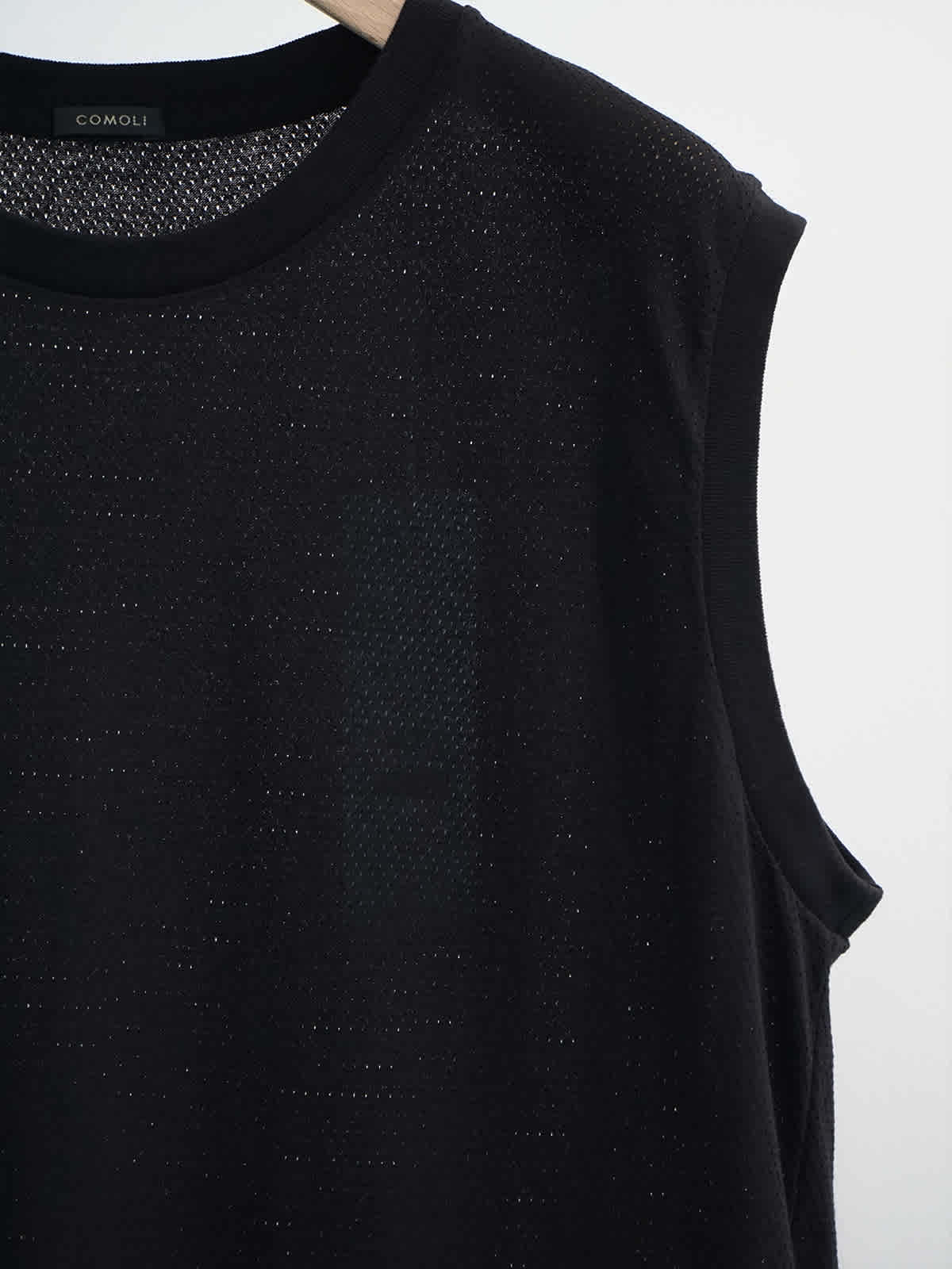 cotton mesh sleeveless t-shirt b5