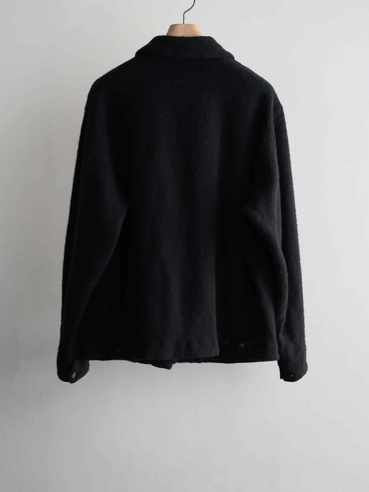 shrinked wool zip short jacket c3