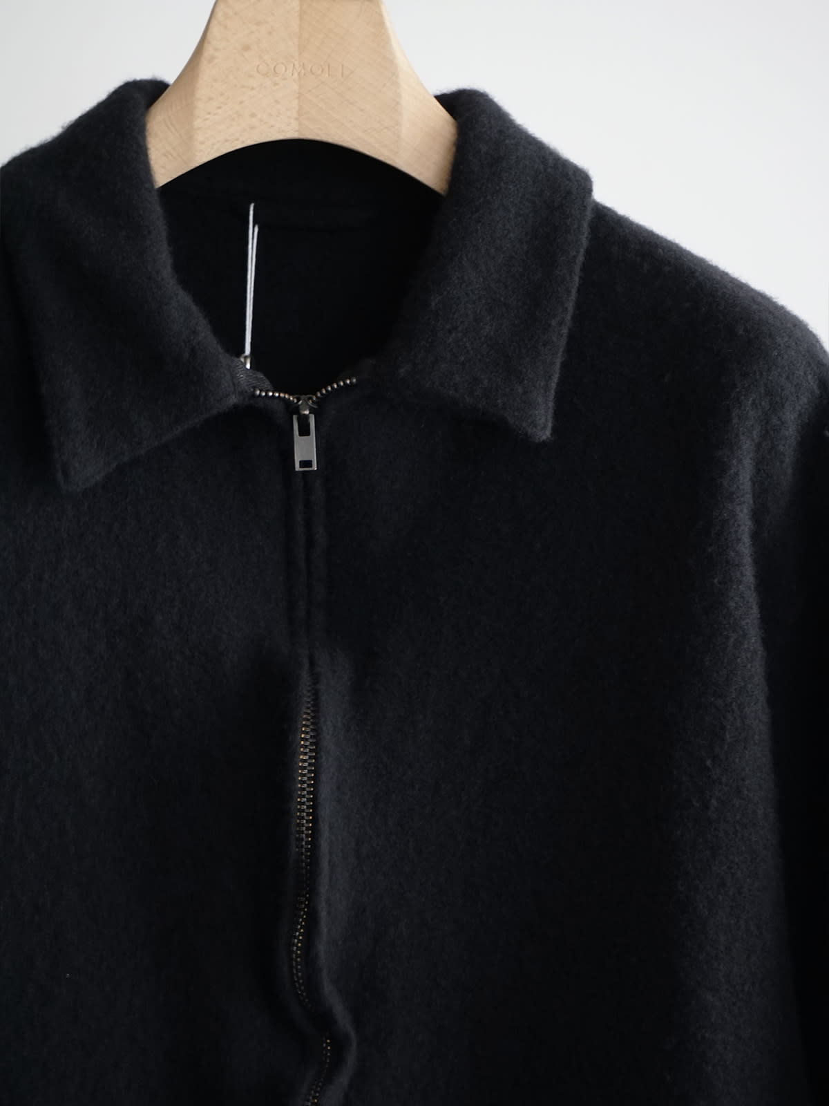 shrinked wool zip short jacket c10