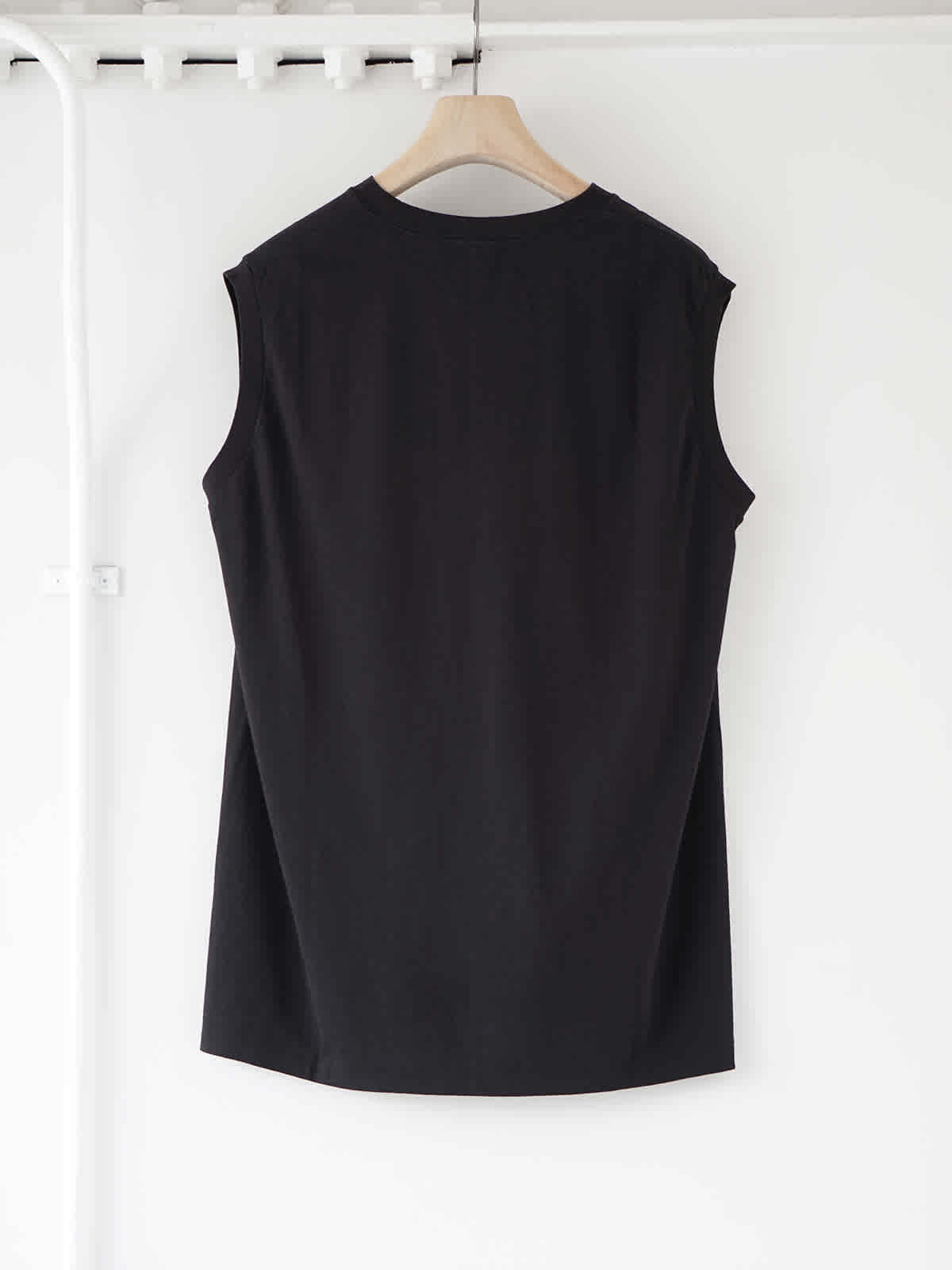 cotton jersey sleeveless t-shirt z2