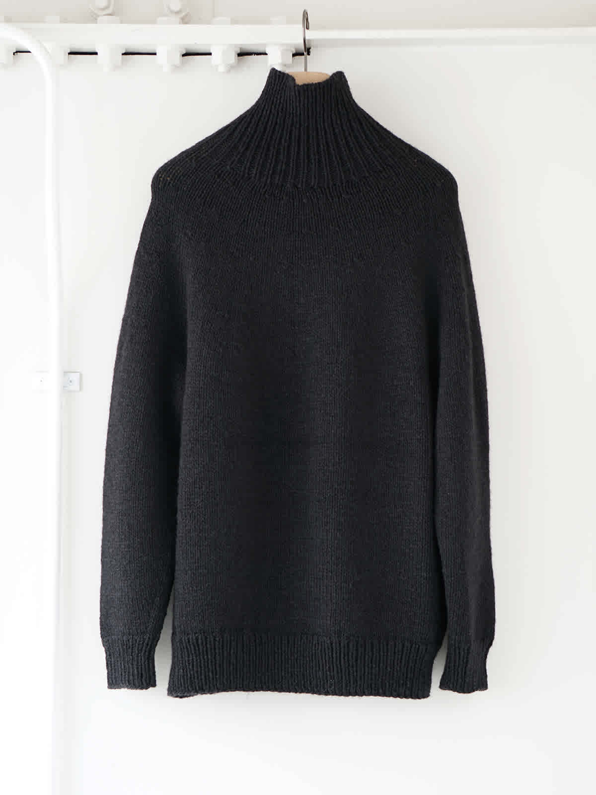 cashmere washi hand turtle neck knit a2