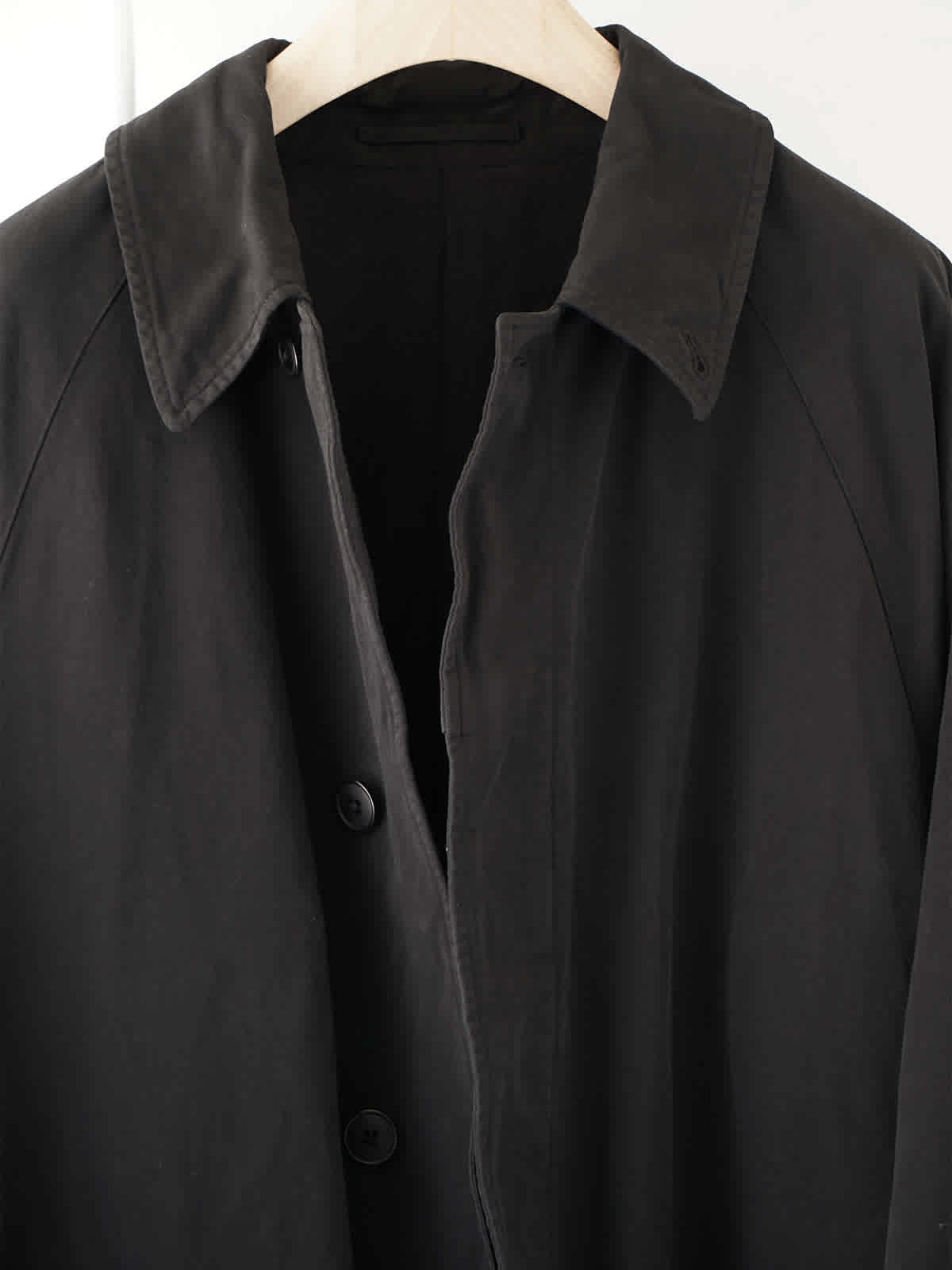 xgarment dyed bal collar coat a10