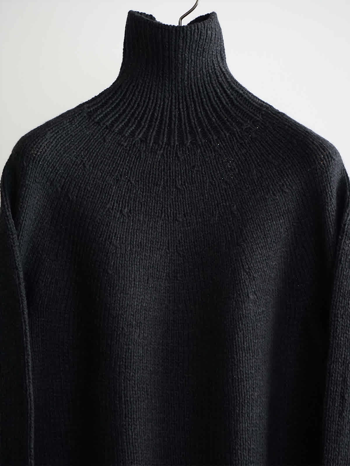 cashmere washi hand turtleneck knit c4