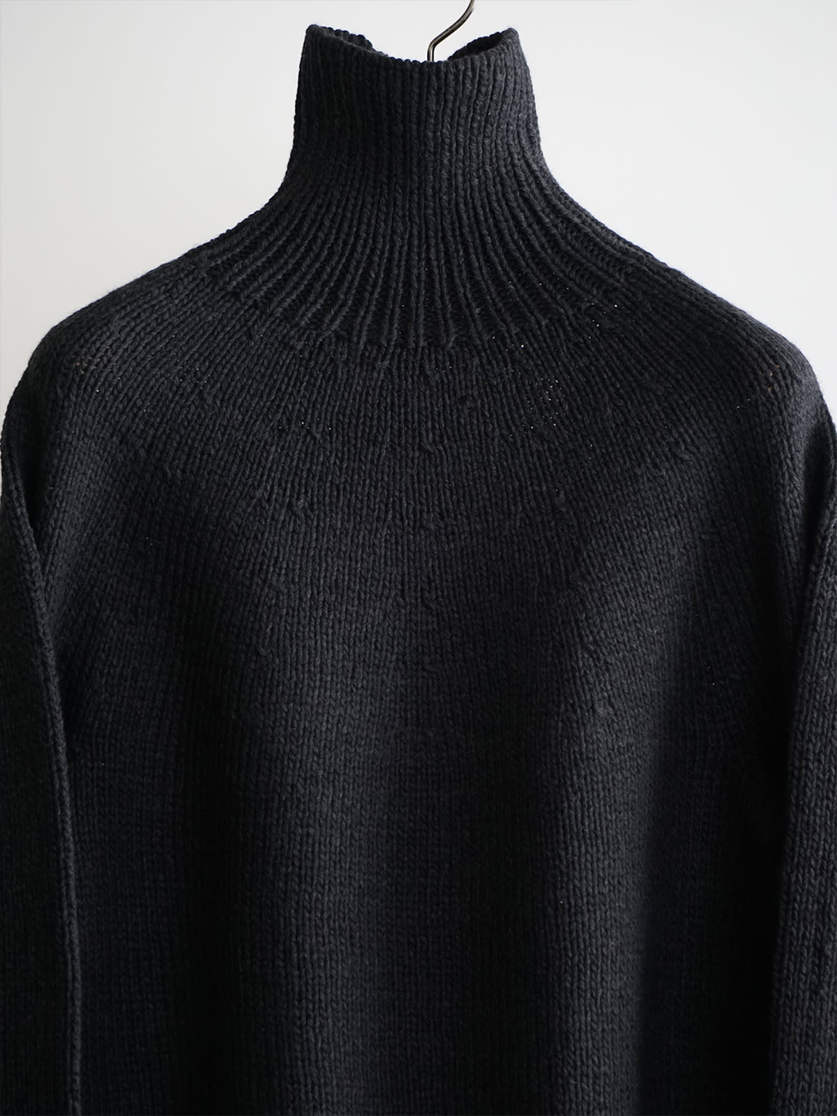 cashmere washi hand turtleneck knit c4