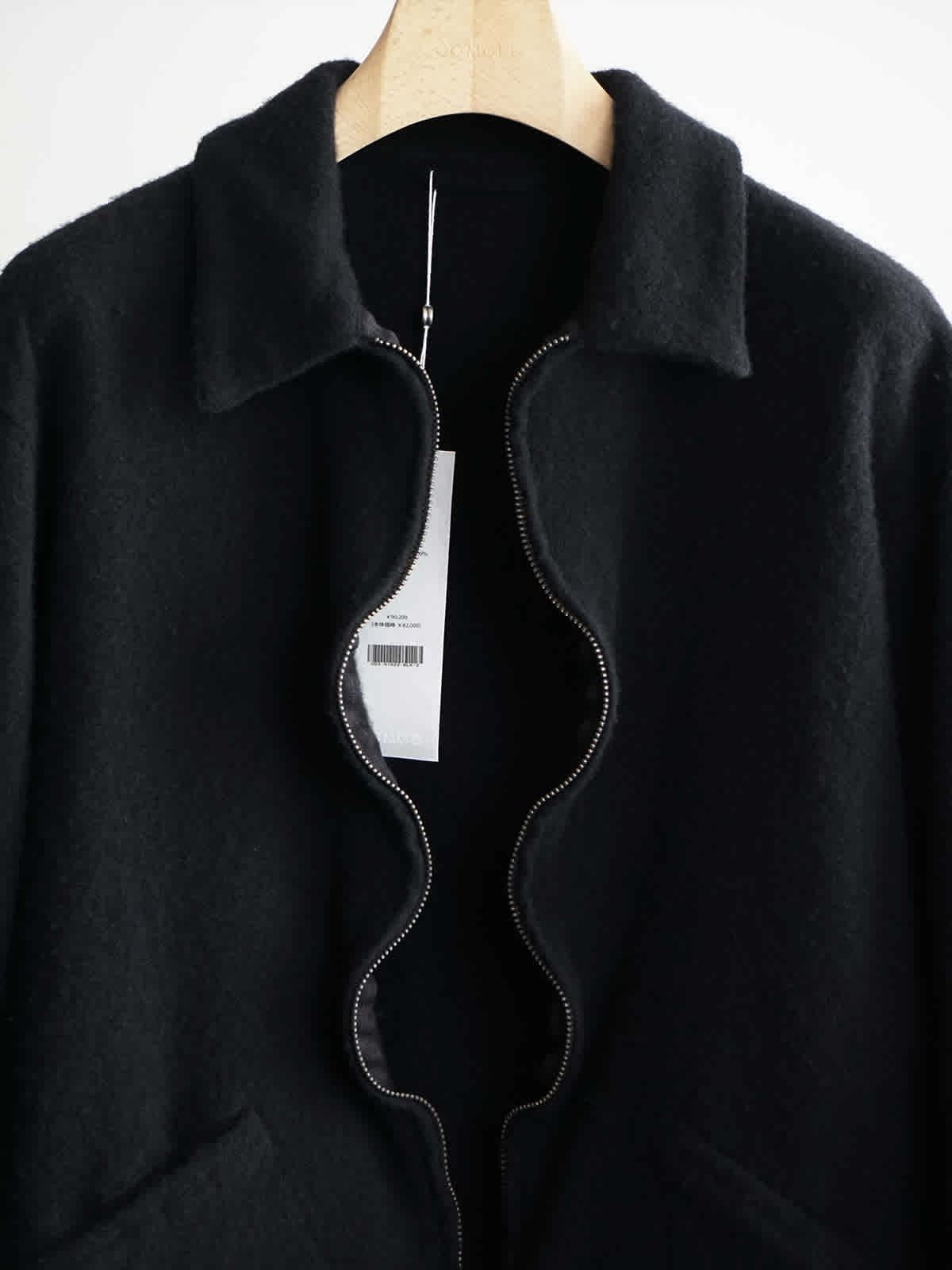 shrinked wool zip short jacket c11