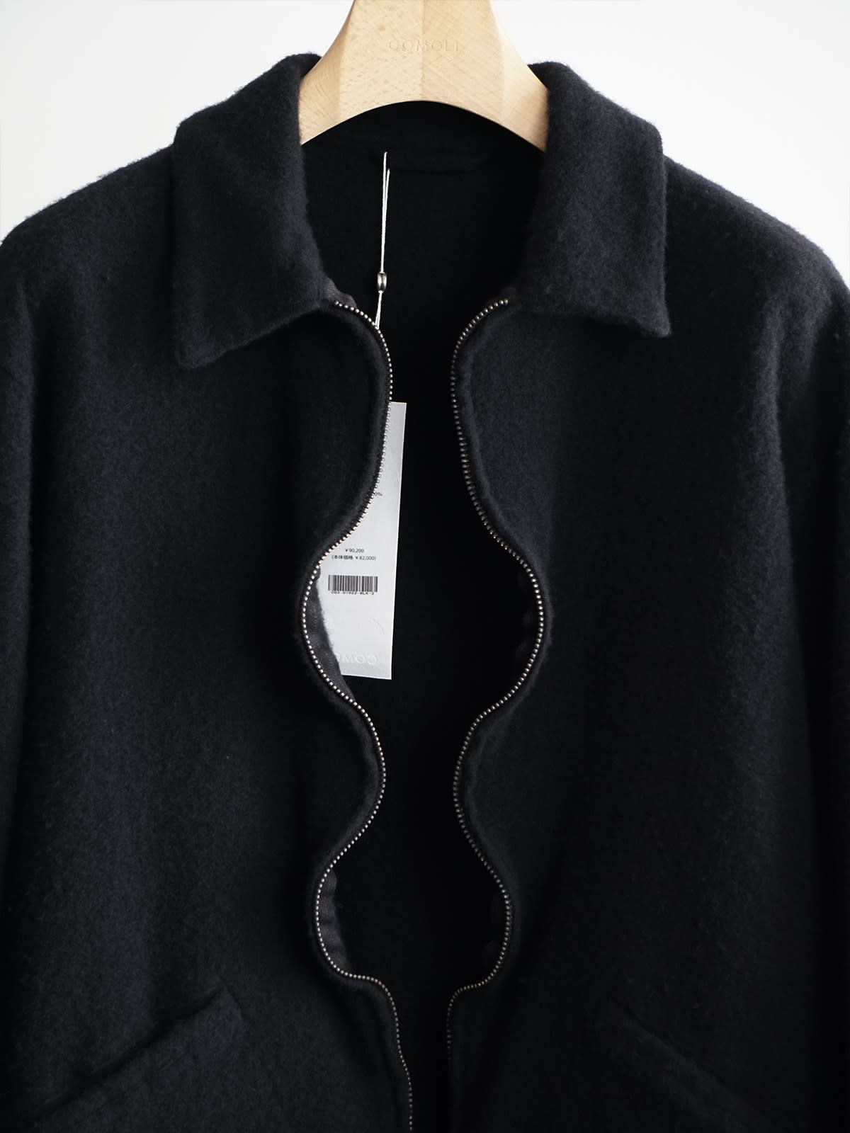 shrinked wool zip short jacket c11