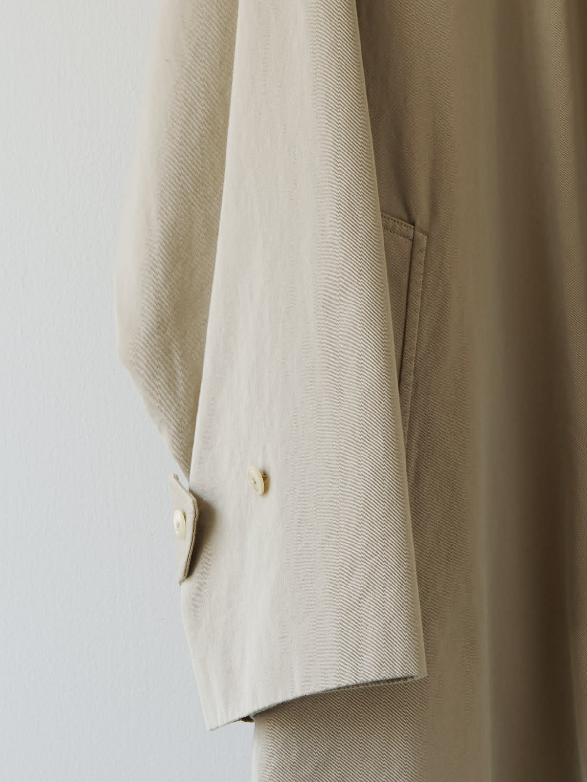 cotton gabardine bal collar coat a5