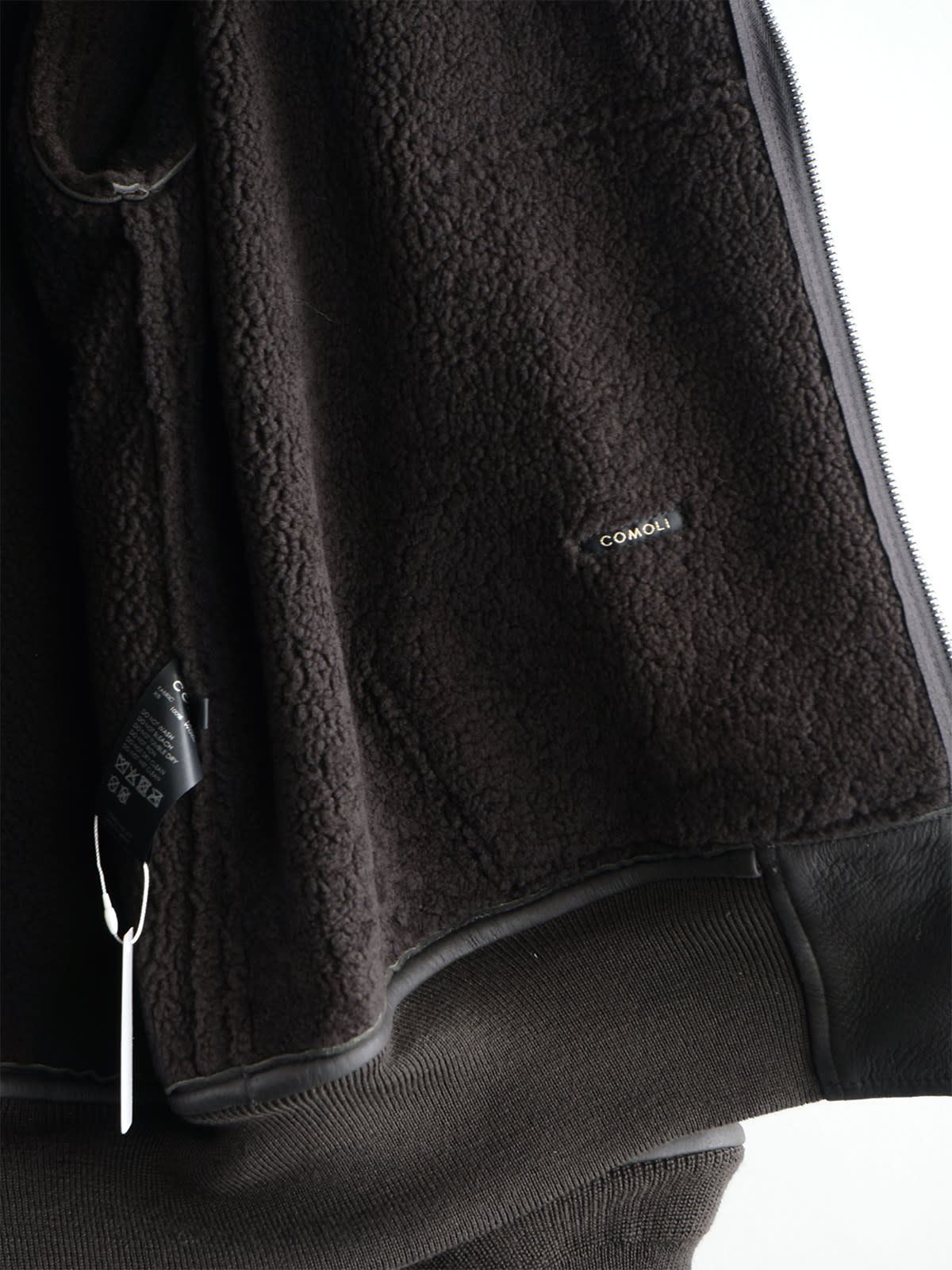 sheep skin zip parka(mouton) c6