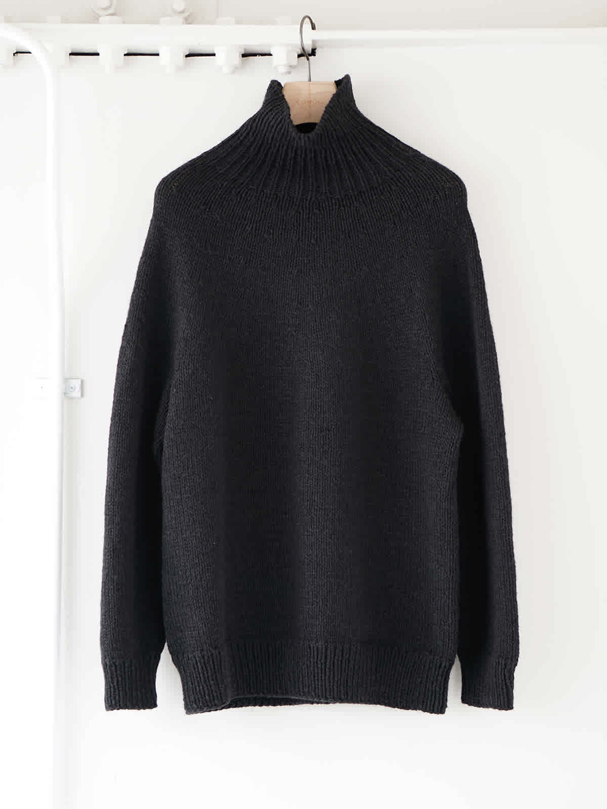 cashmere washi hand turtle neck knit a1