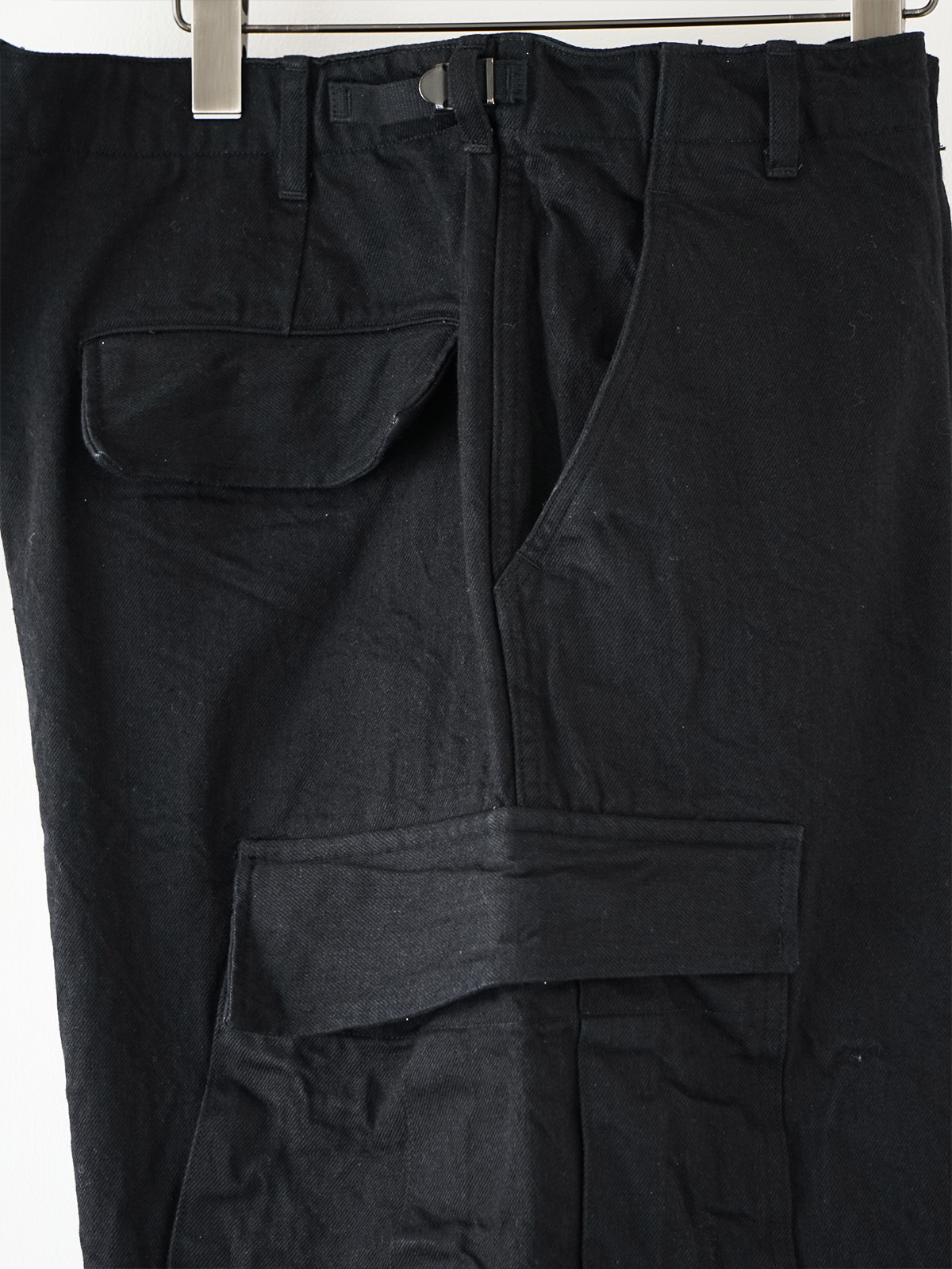 【COMOLI】BLACK DENIM B.D.U PANTS COMOLI (コモリ) ブラックデニム B.D.Uパンツ