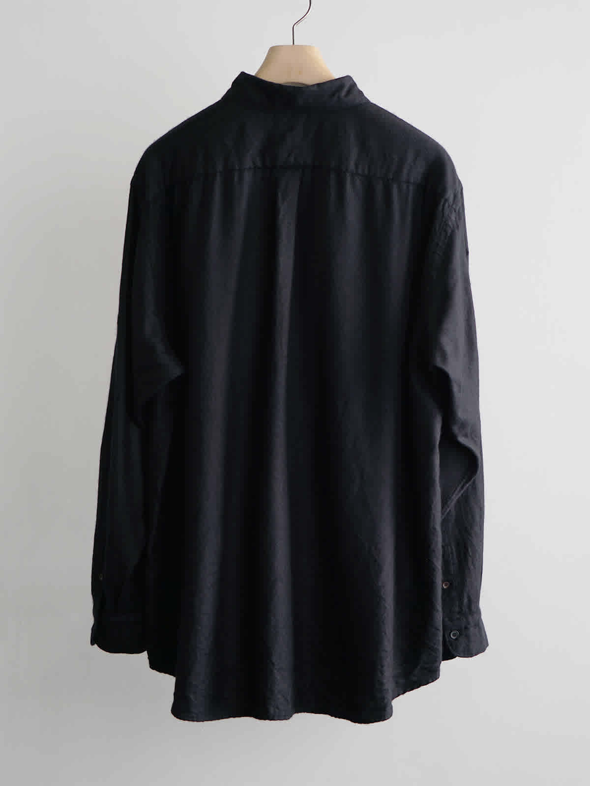 cashmere silk garment dyed shirt c2