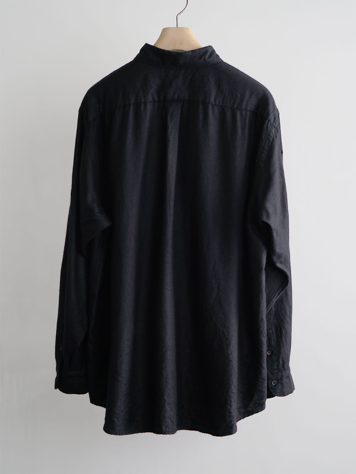 cashmere silk garment dyed shirt c2