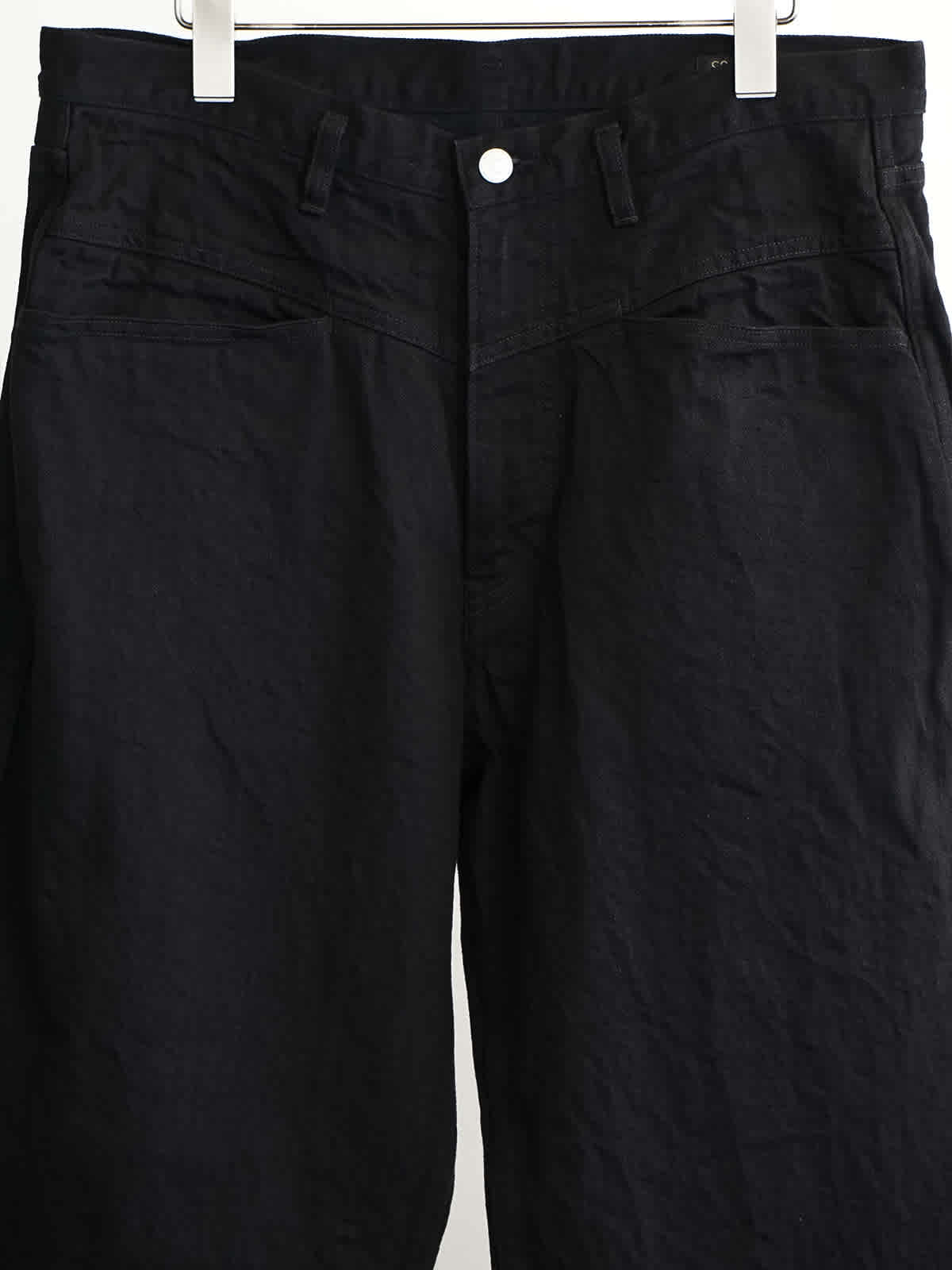 black denim tapered pants c3