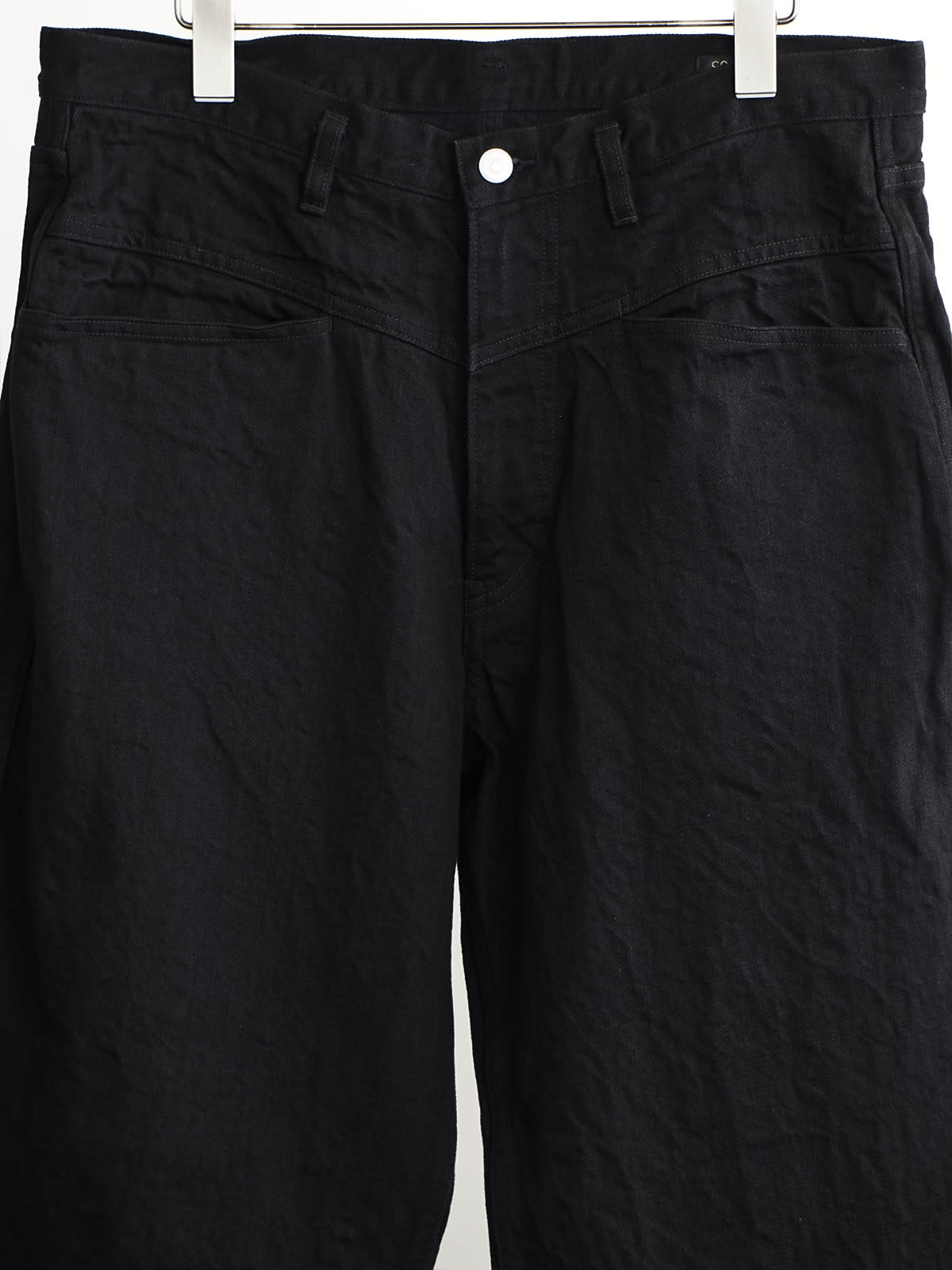 black denim tapered pants c3