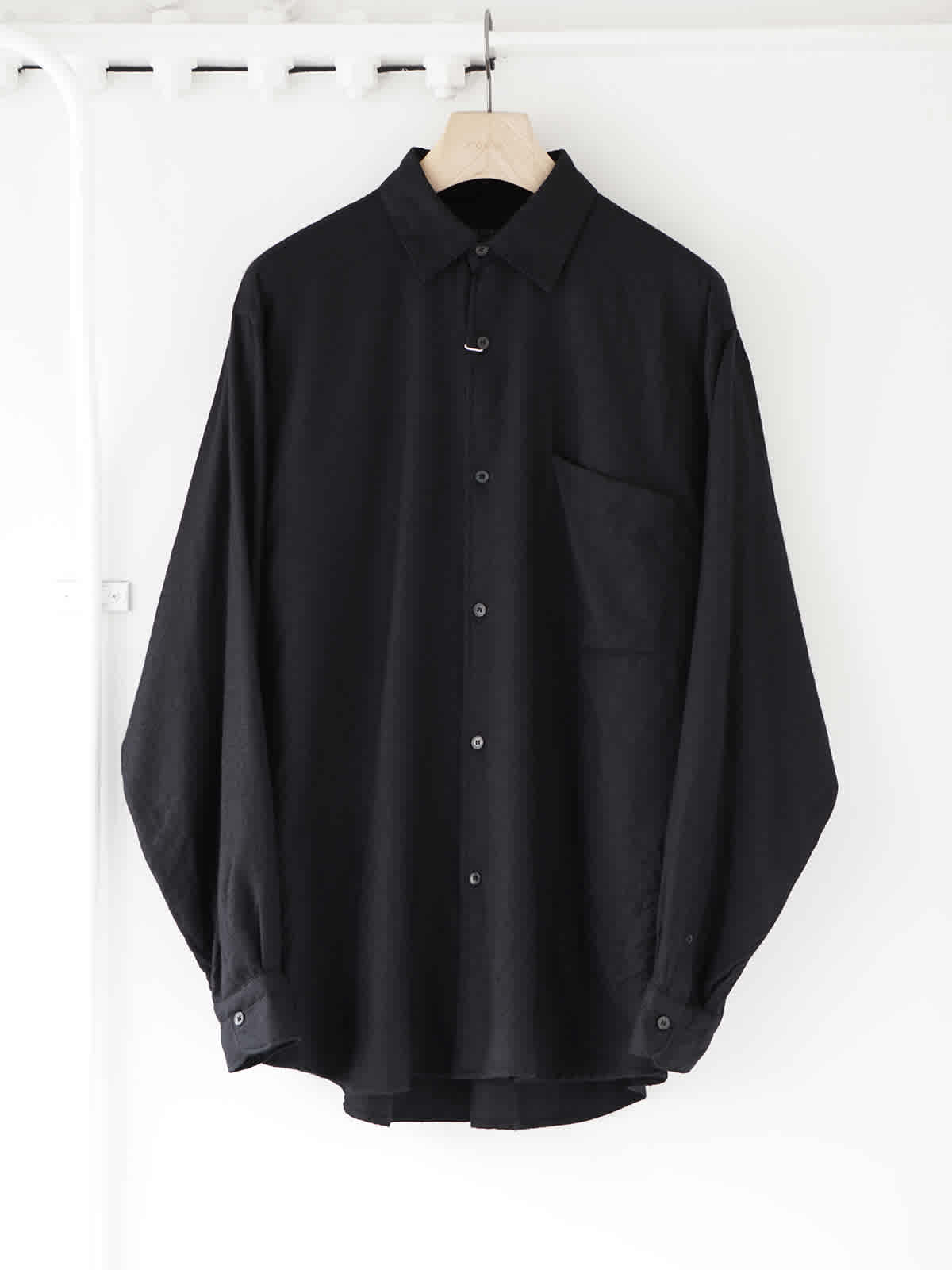 cashmere silk garment dyed shirt a1