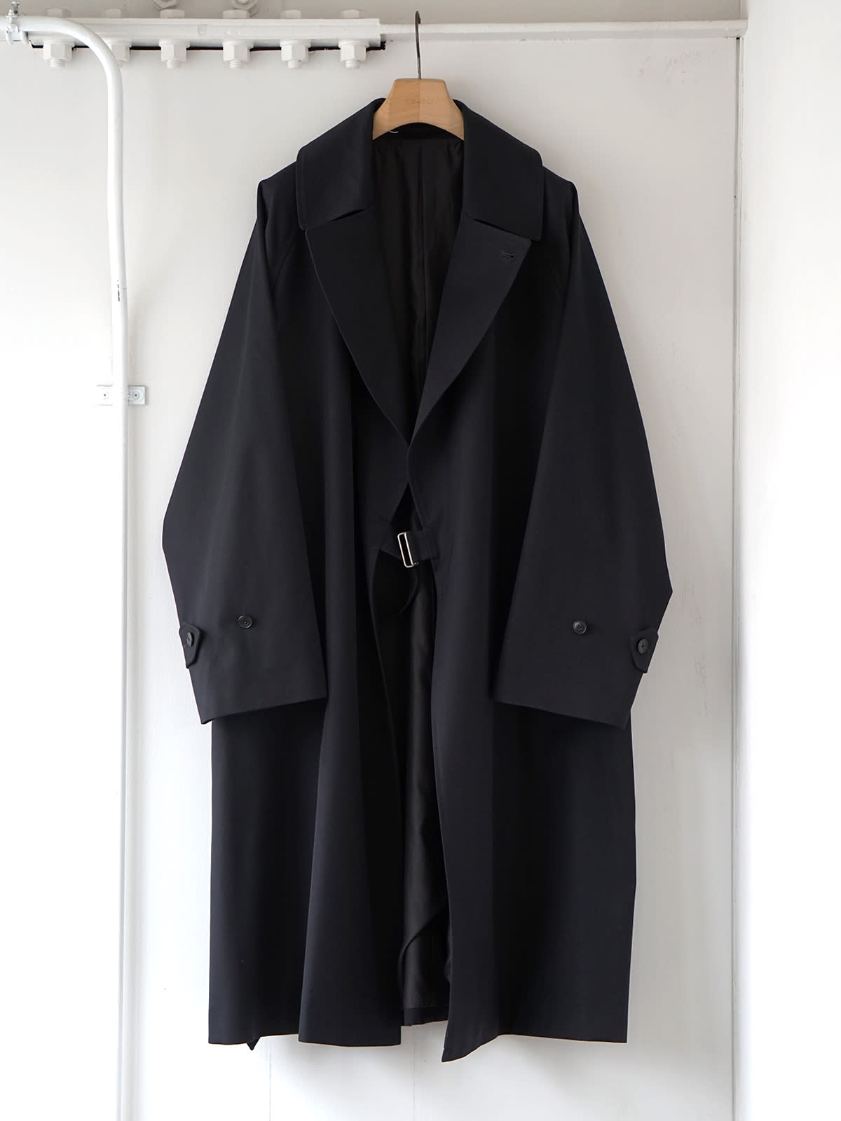 COTTON GABARDINE TIELOCKEN COAT x6