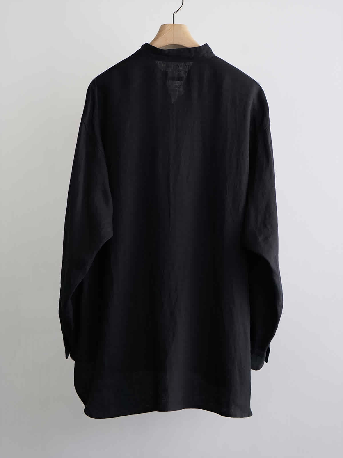 linen double cloth pullover shirt b2