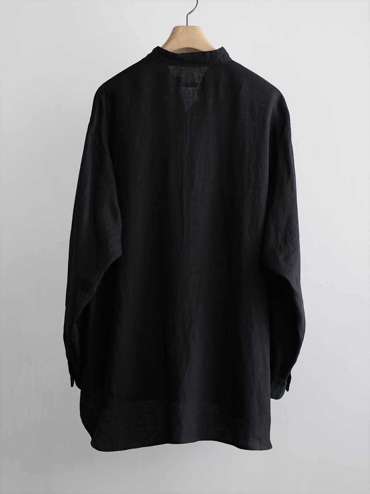 linen double cloth pullover shirt b2
