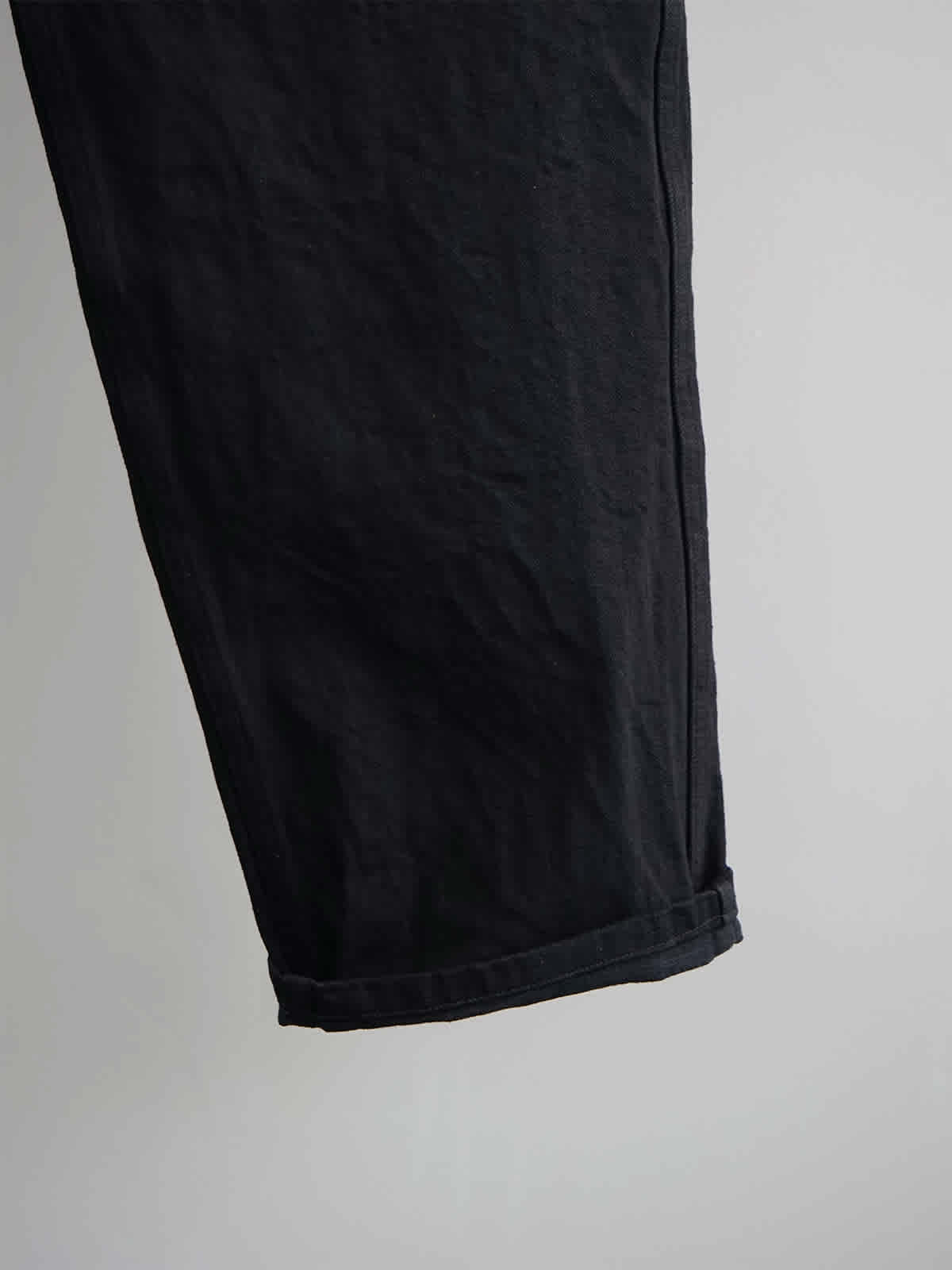 black denim tapered pants c7
