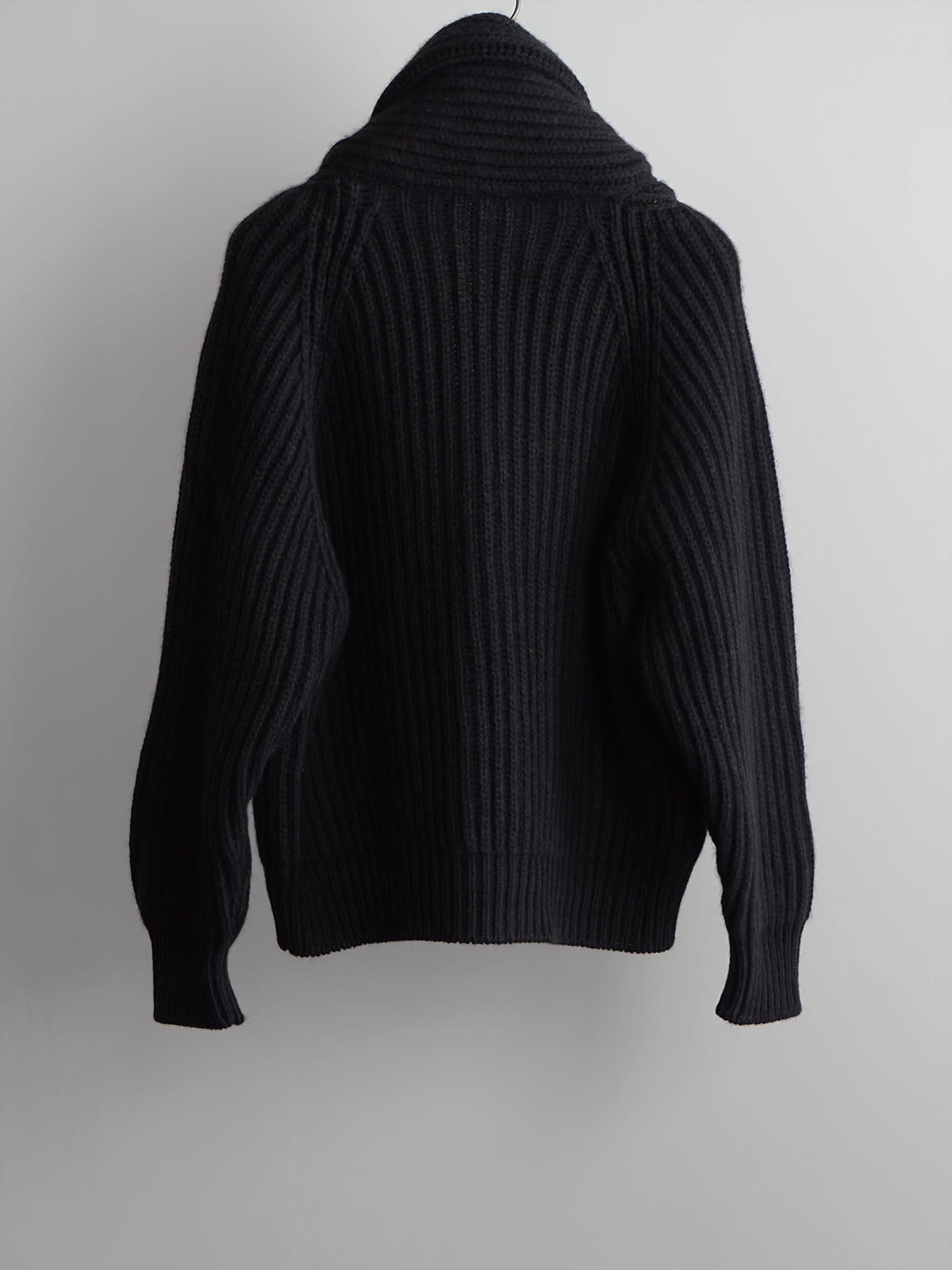 cashmere washi shawl collar knit jacket c2