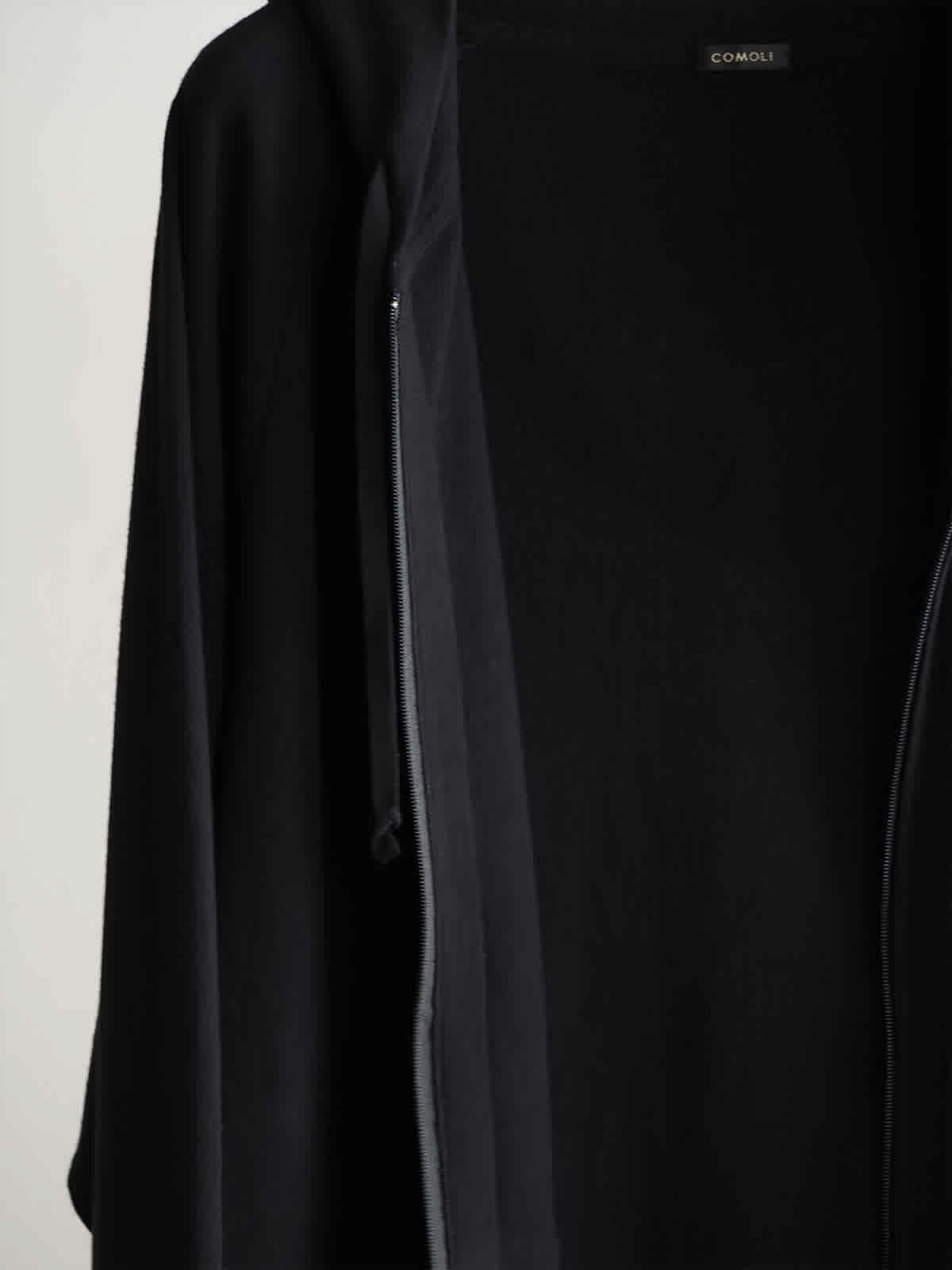 wool knit zip parka c4