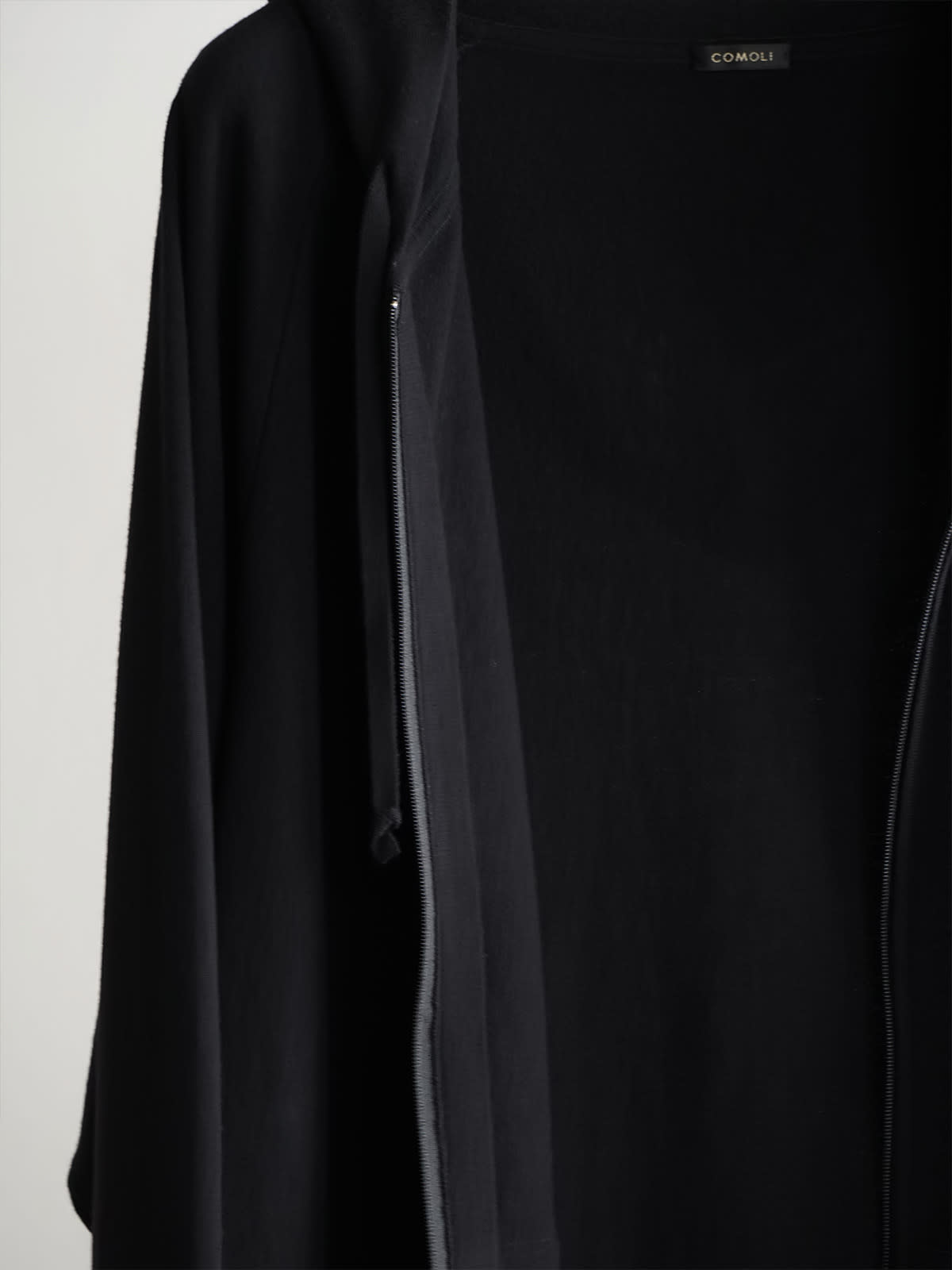 wool knit zip parka c4