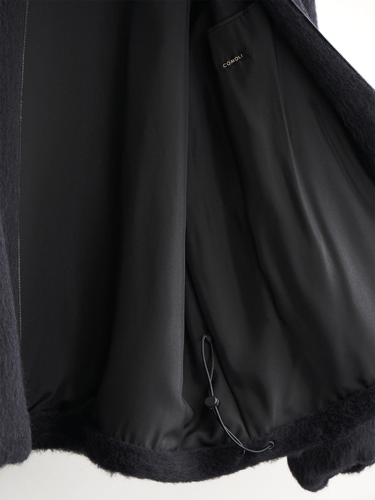 camel shaggy jacket c6