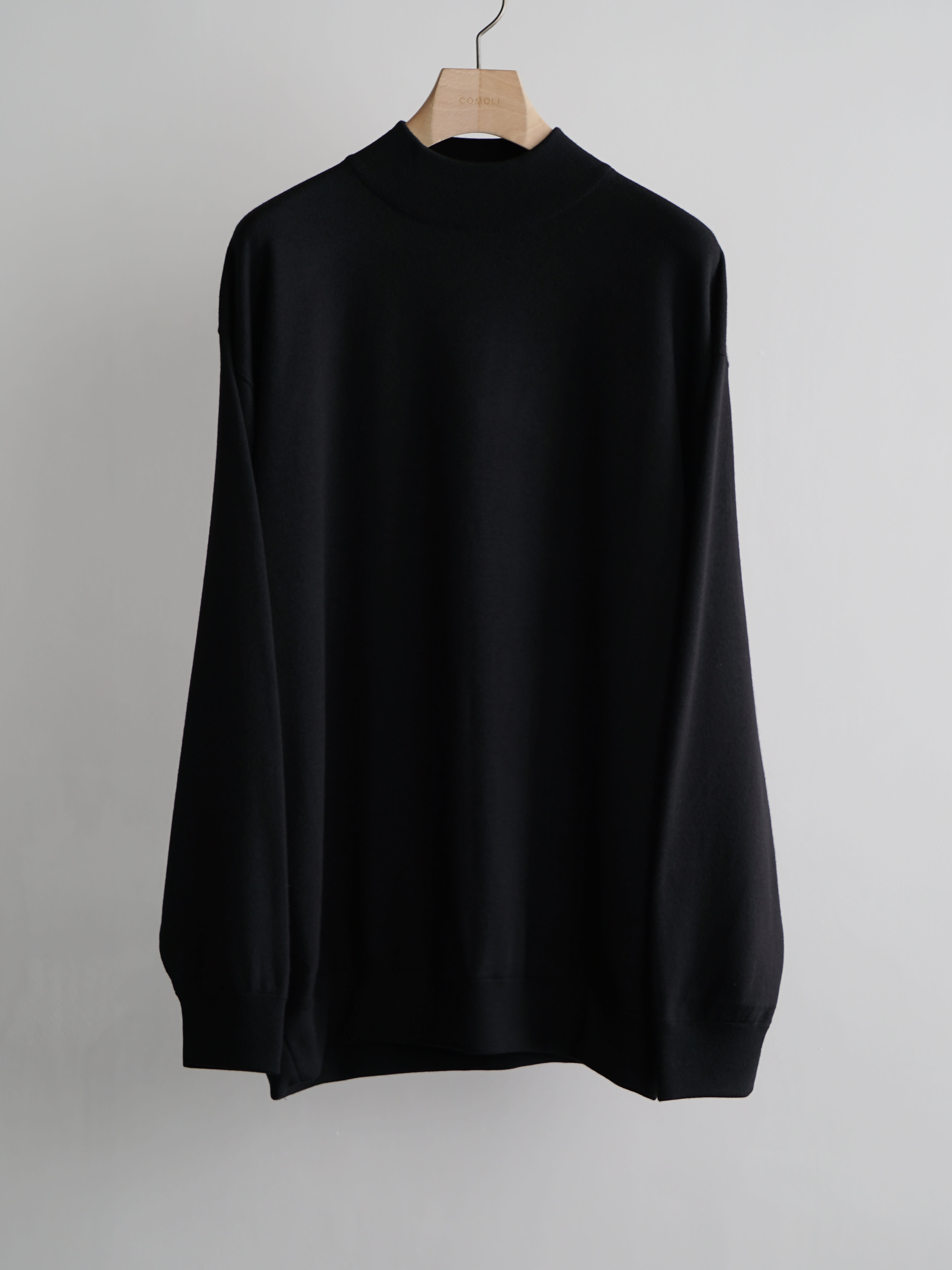 wool mock neck knit c1
