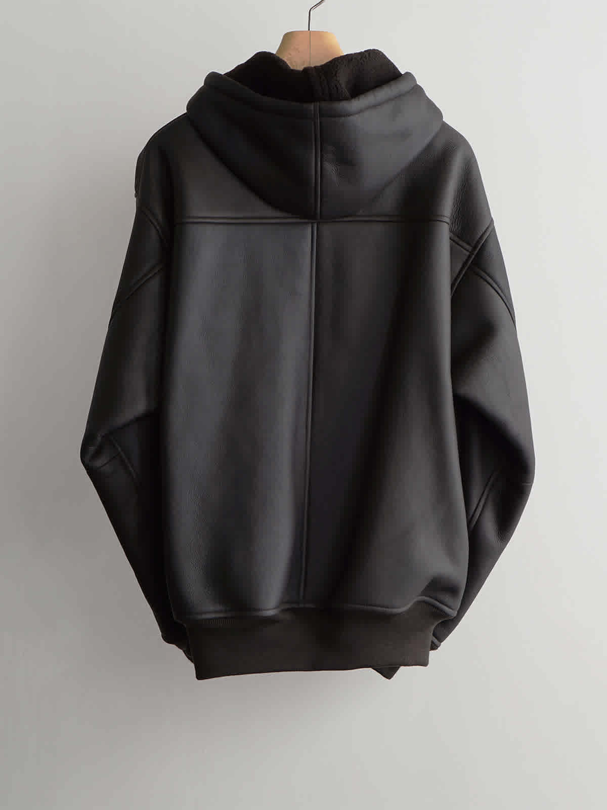 sheep skin zip parka(mouton) c2