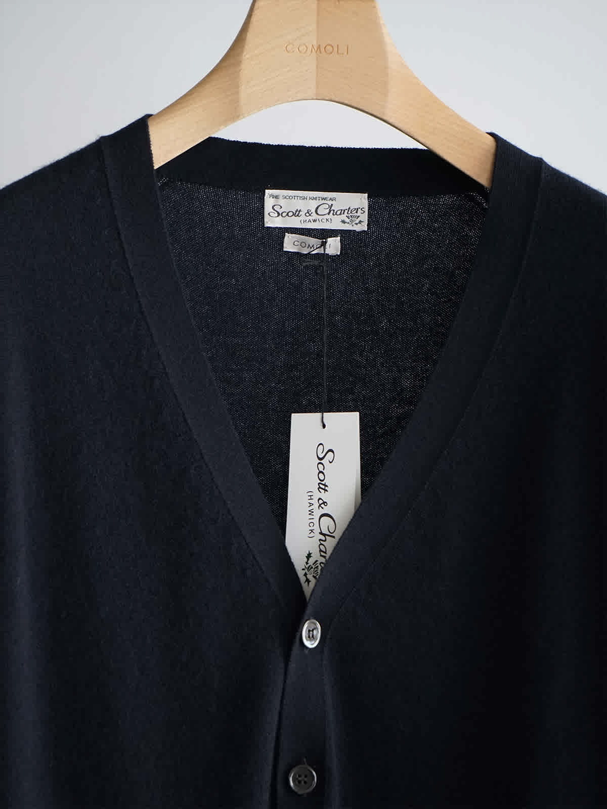 scott charters comoli vneck cardigan c11