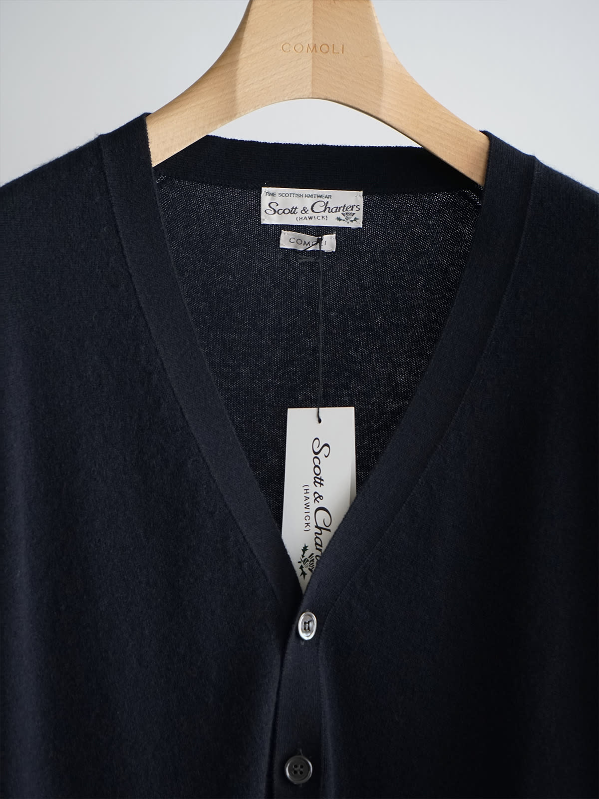 scott charters comoli vneck cardigan c11