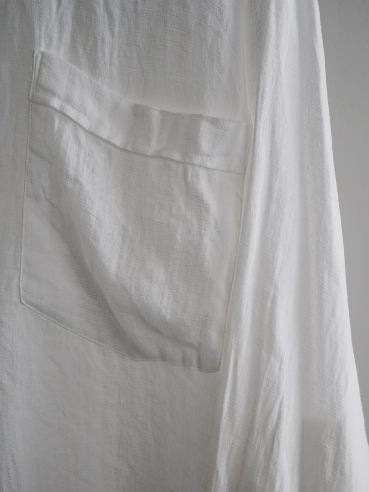 linen double cloth pullover shirt b9