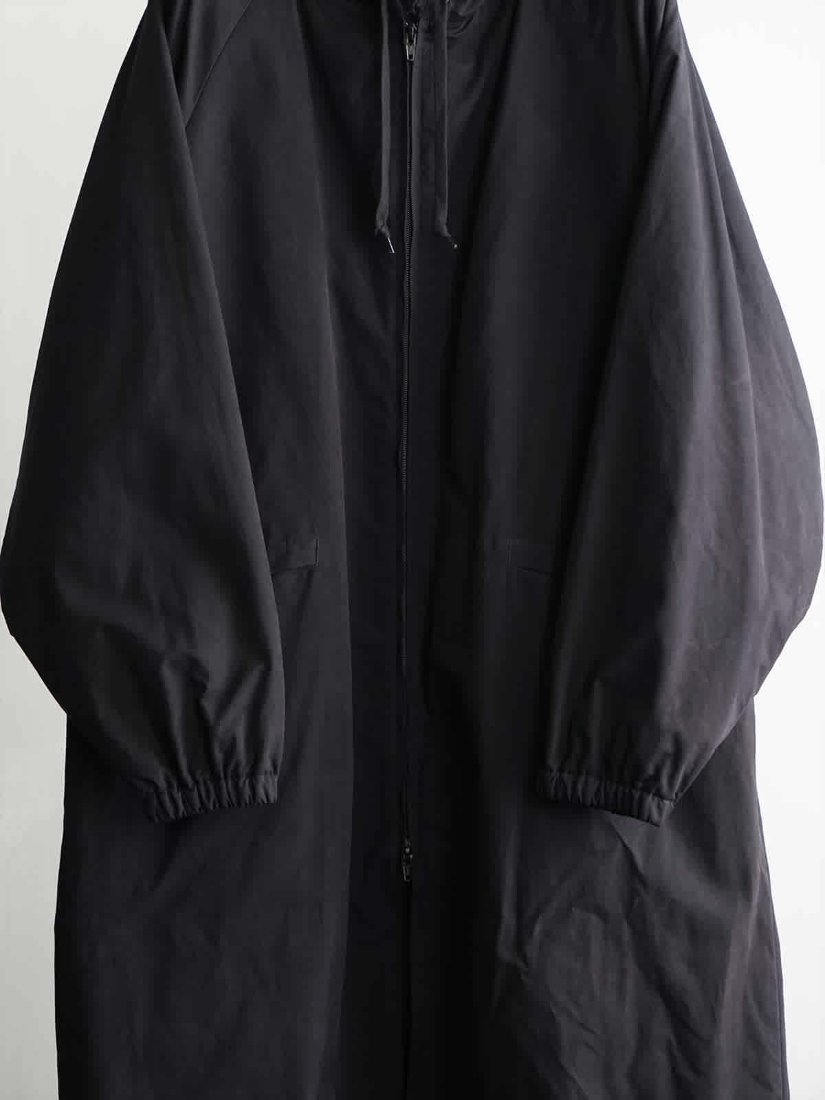 hooded long coat c7