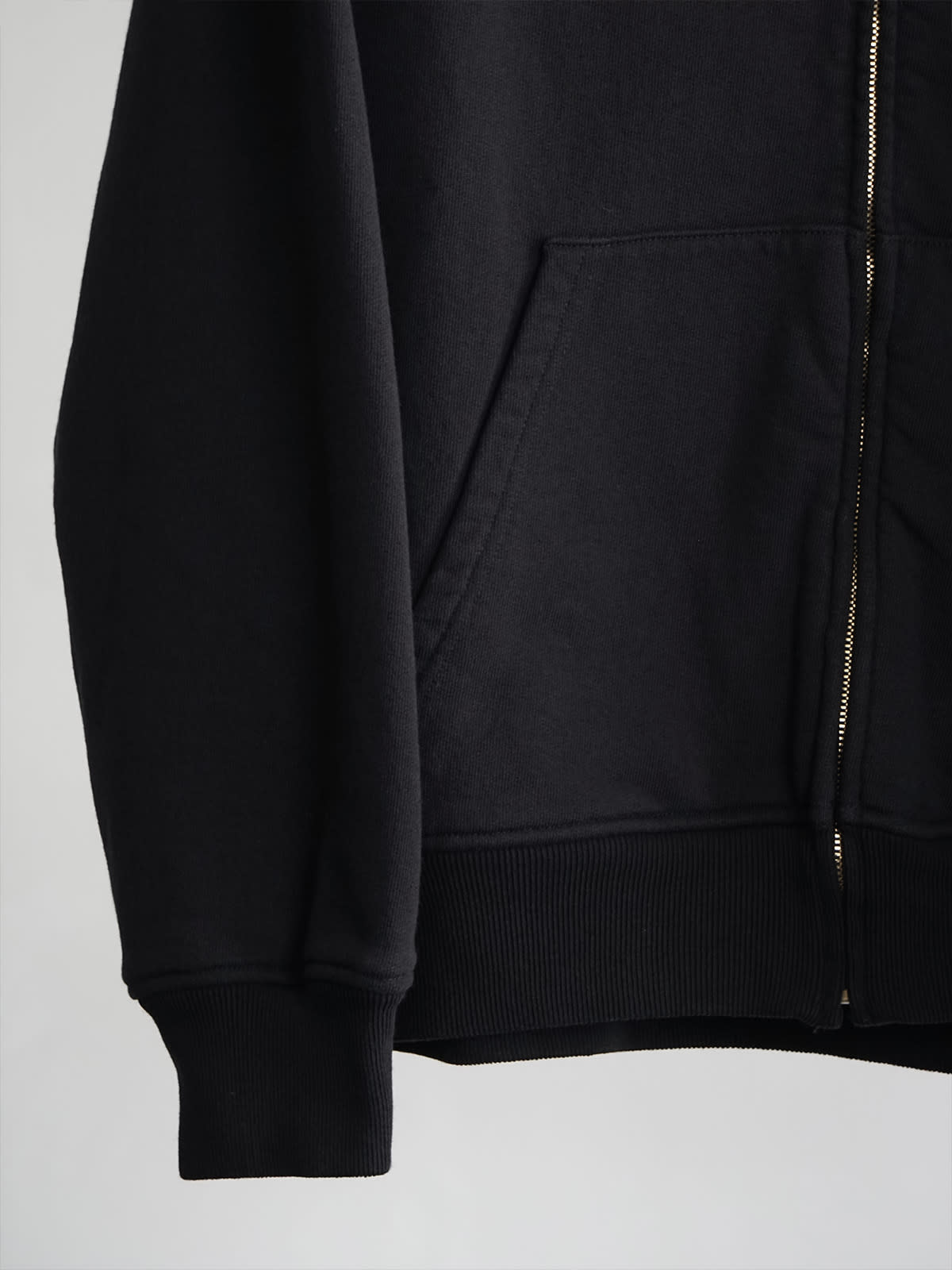 cotton sweat zip parka c4