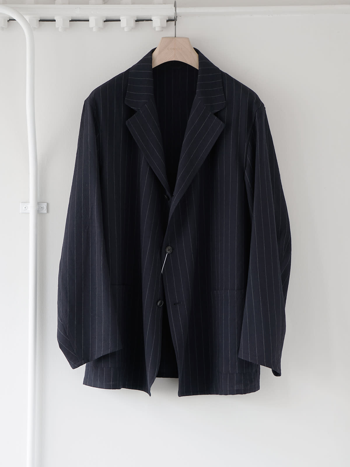 wool stripe jacket x1