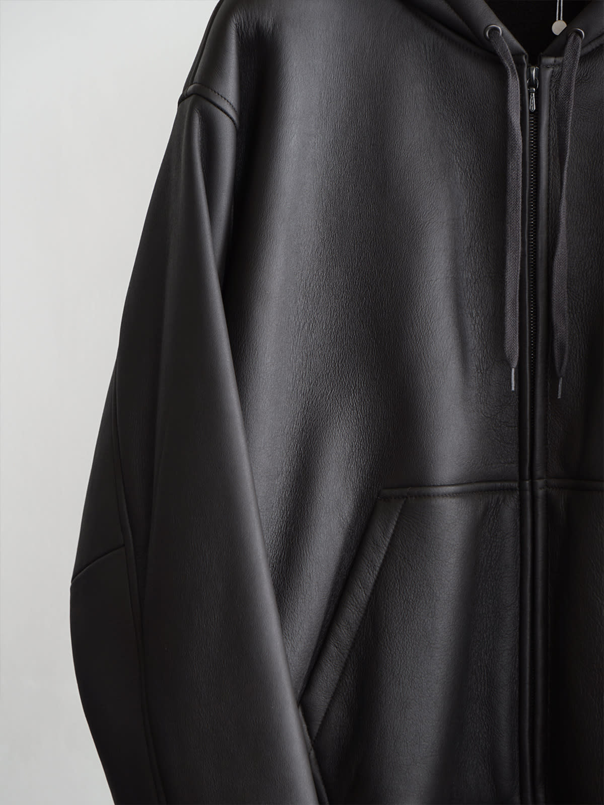 sheep skin zip parka(mouton) c4