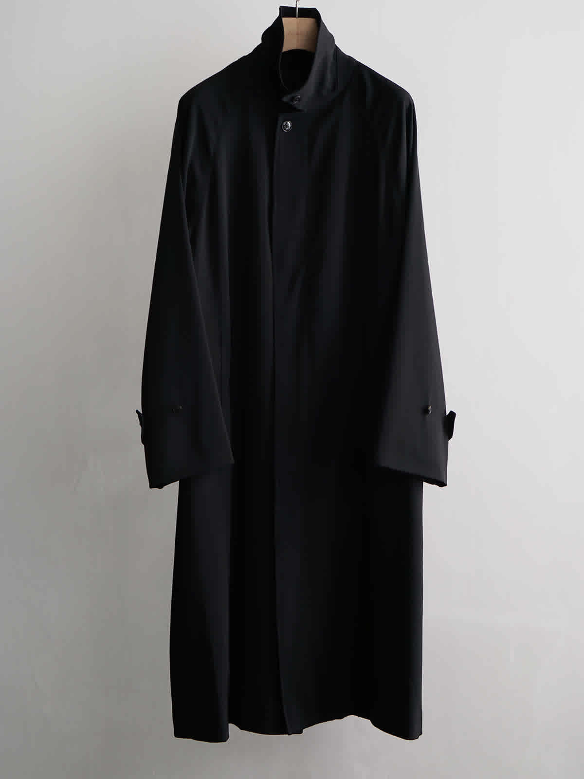 wool gabardine bal collar coat c3