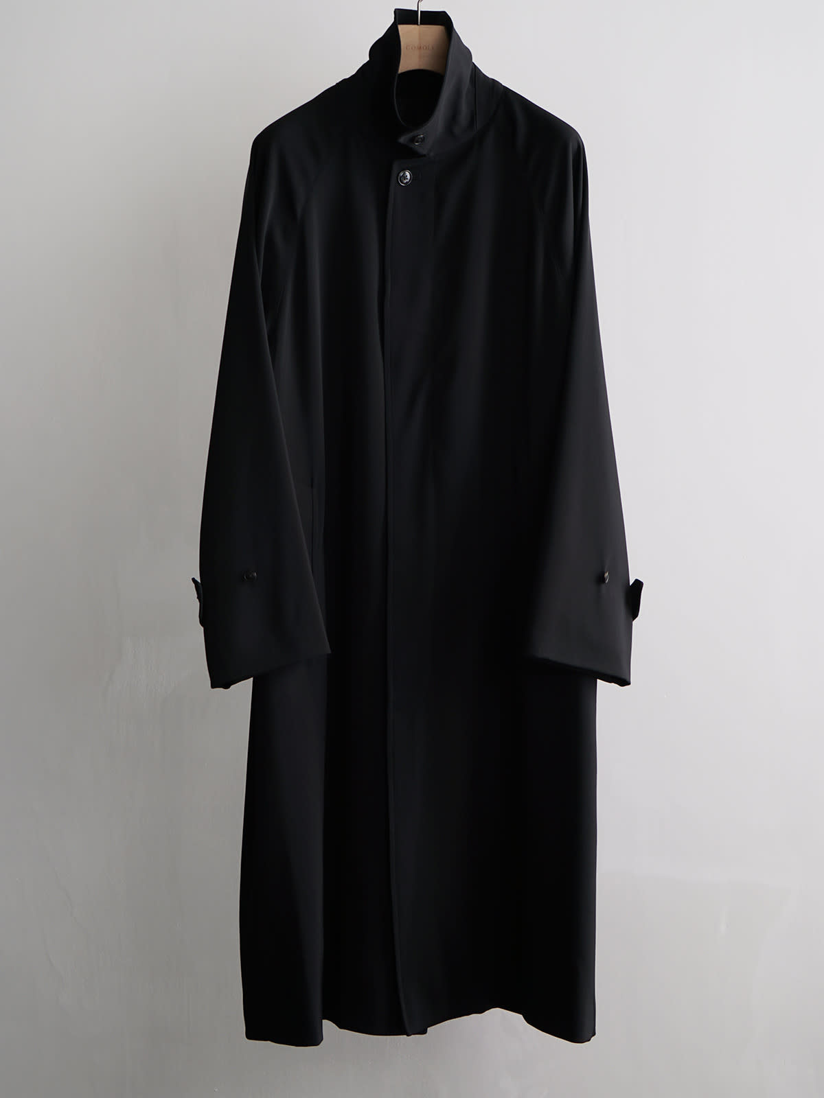 wool gabardine bal collar coat c3