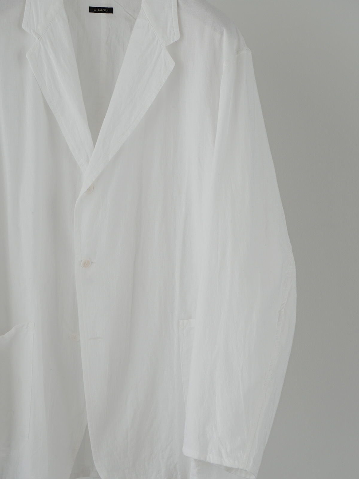 COMOLI KHADI COTTON JACKET ホワイト　サイズ2 khadi_cotton_jacket_d4.jpg