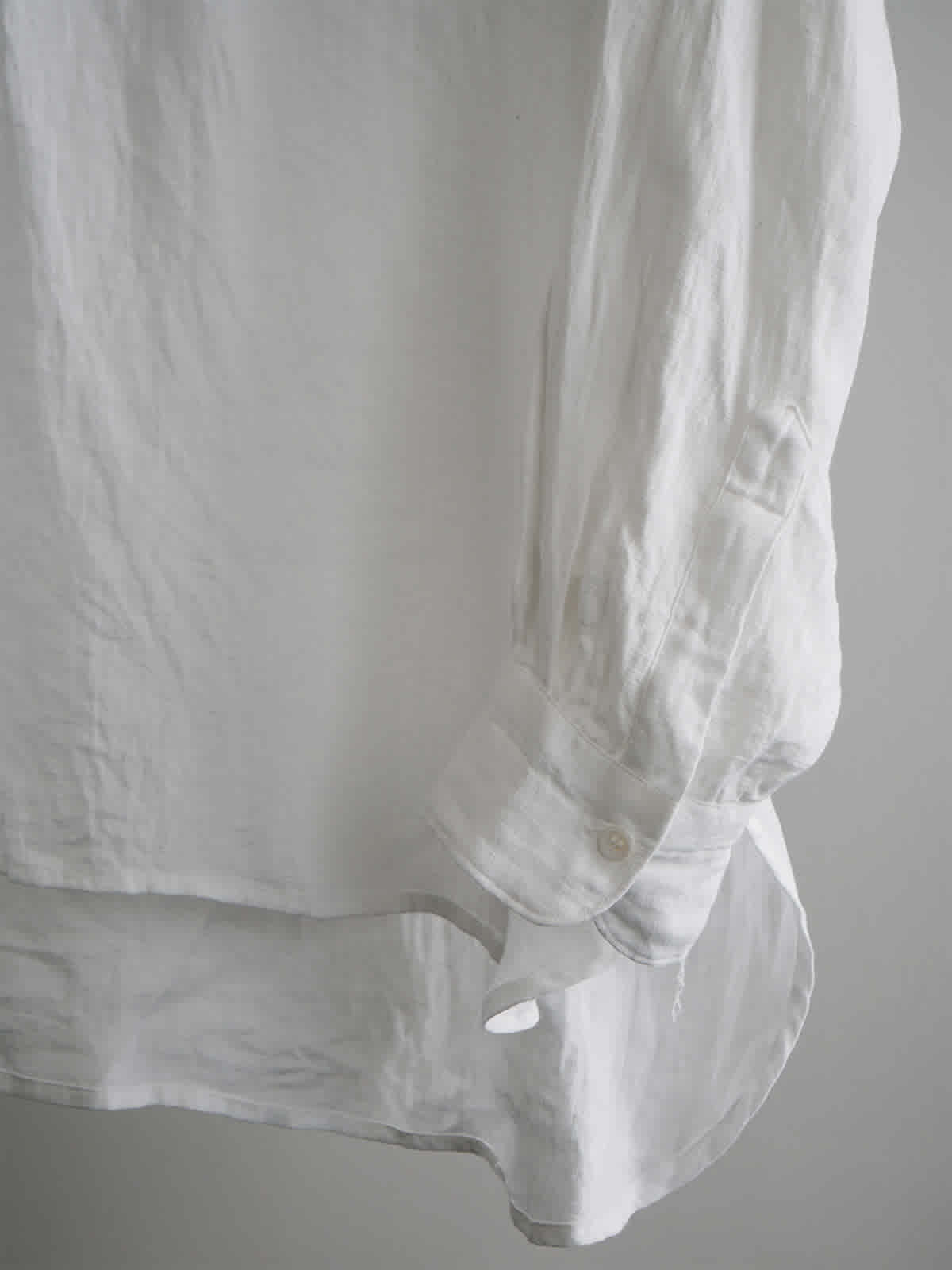 linen double cloth pullover shirt b10