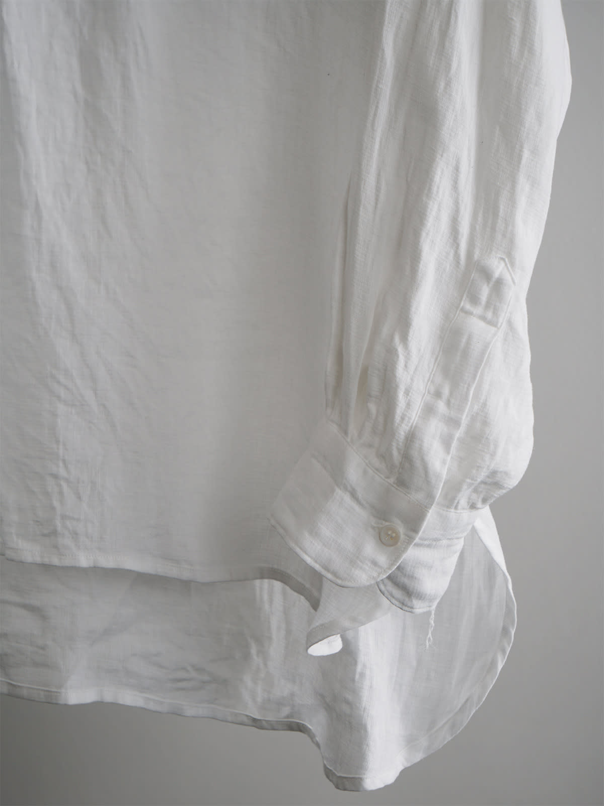 linen double cloth pullover shirt b10