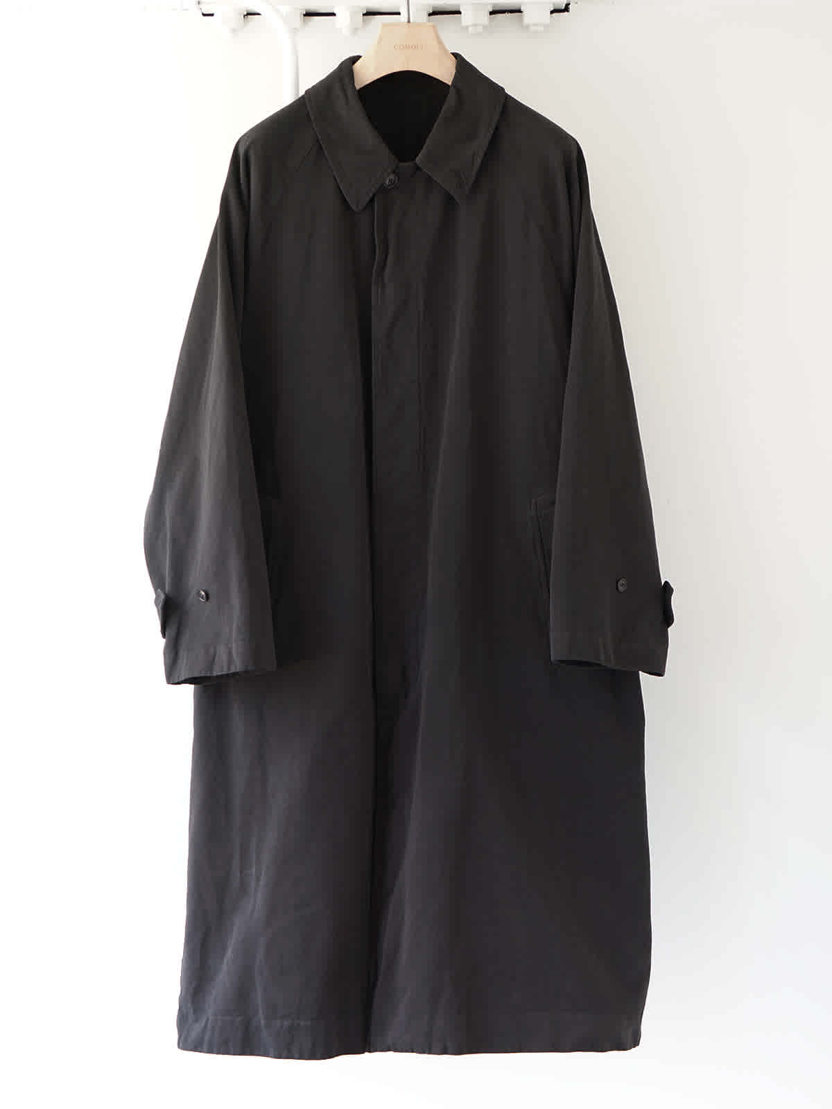 garment dyed bal collar coat a1