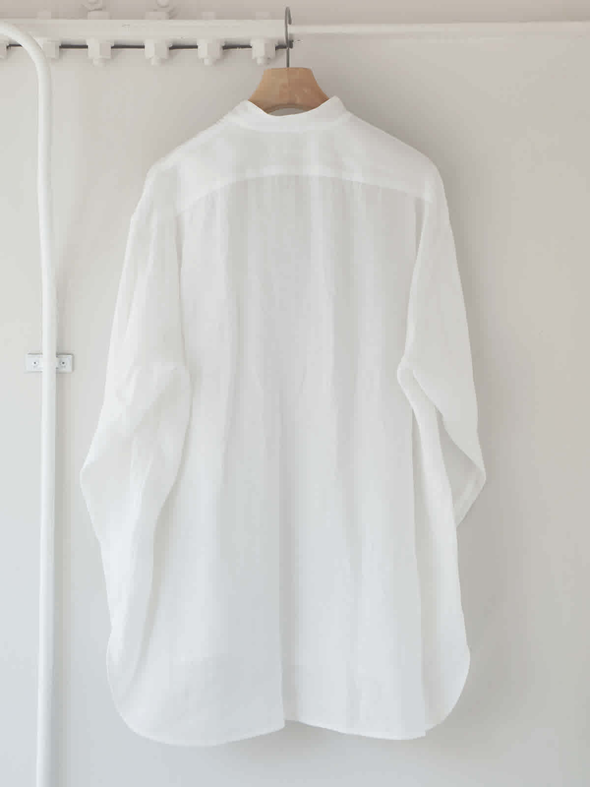 linen double cloth pullover shirt z6
